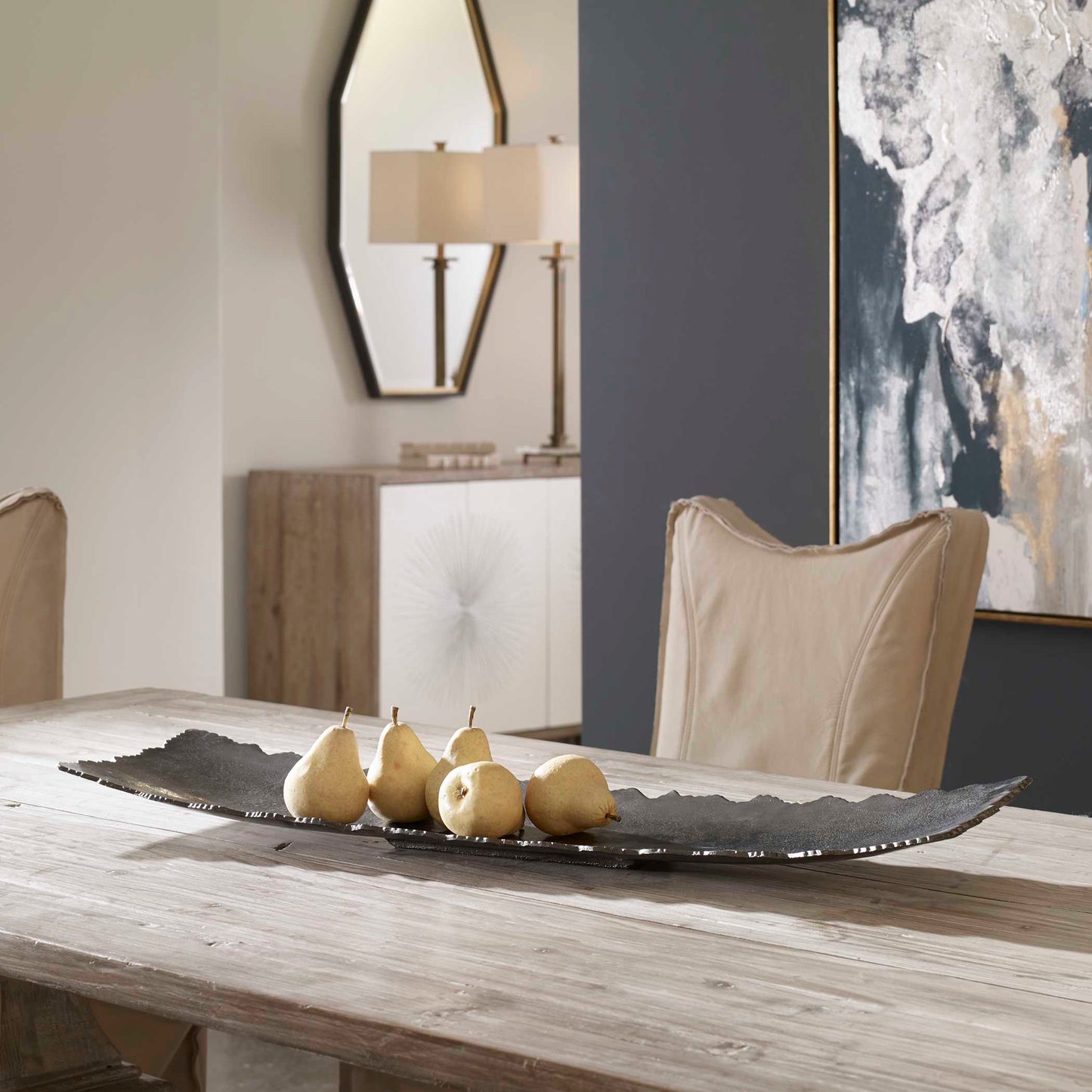 Camilla Dark Nickel Tray