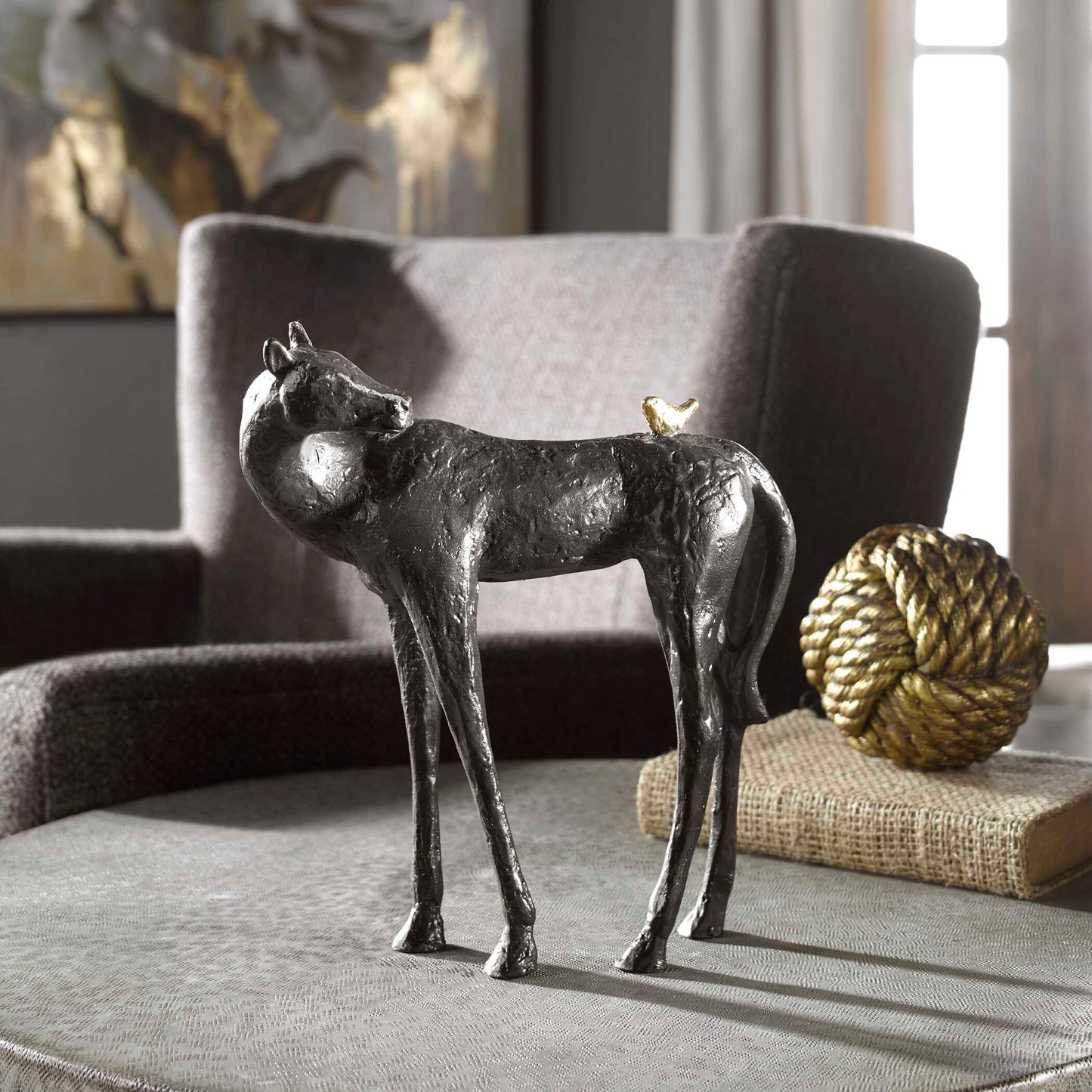 Hello Friend Horse Sculpture