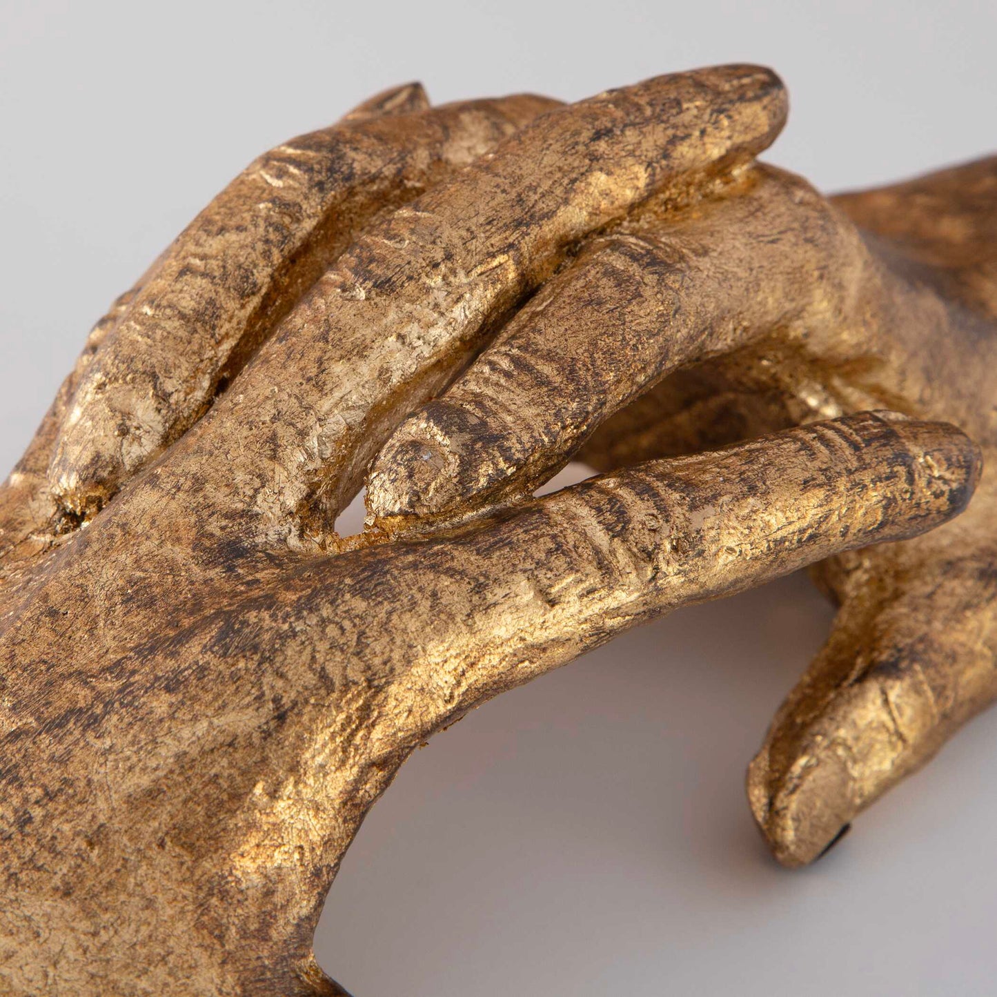 Hold My Hand Gold Sculpture