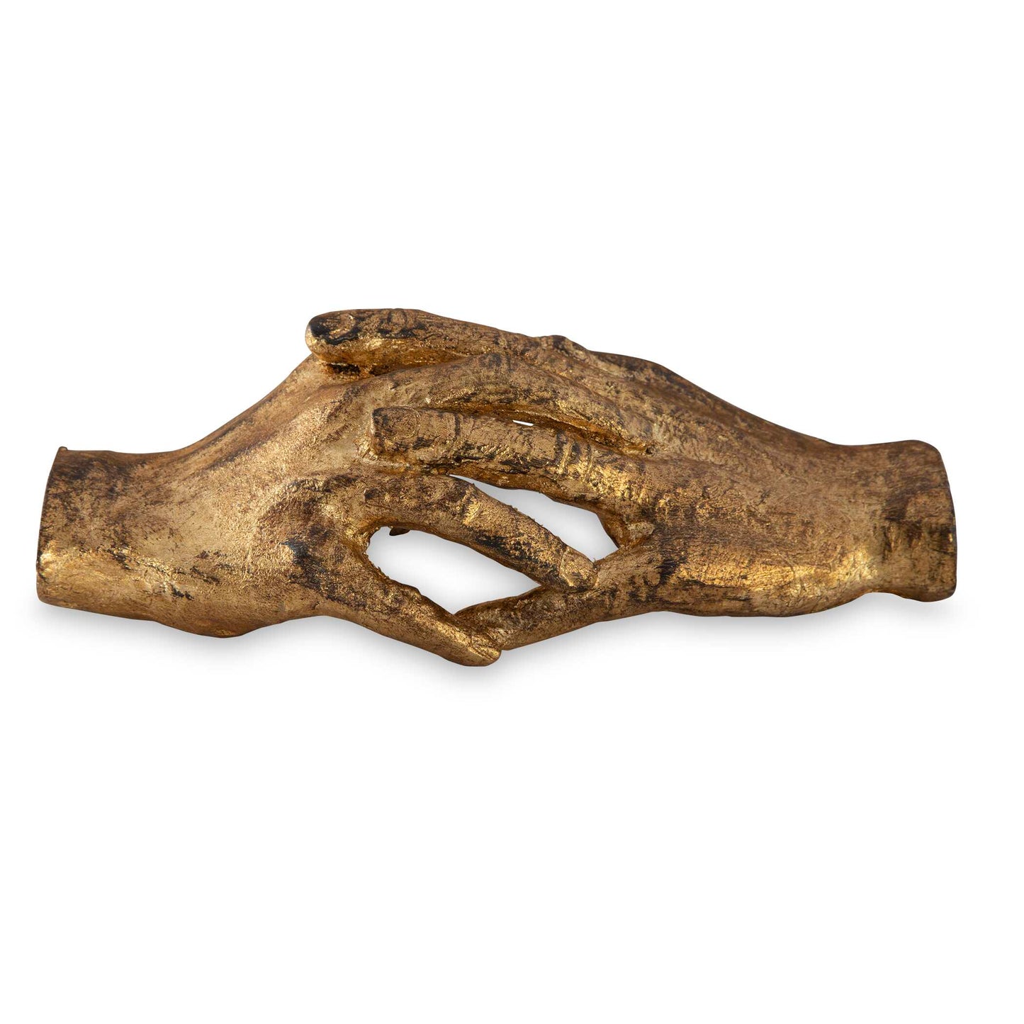 Hold My Hand Gold Sculpture