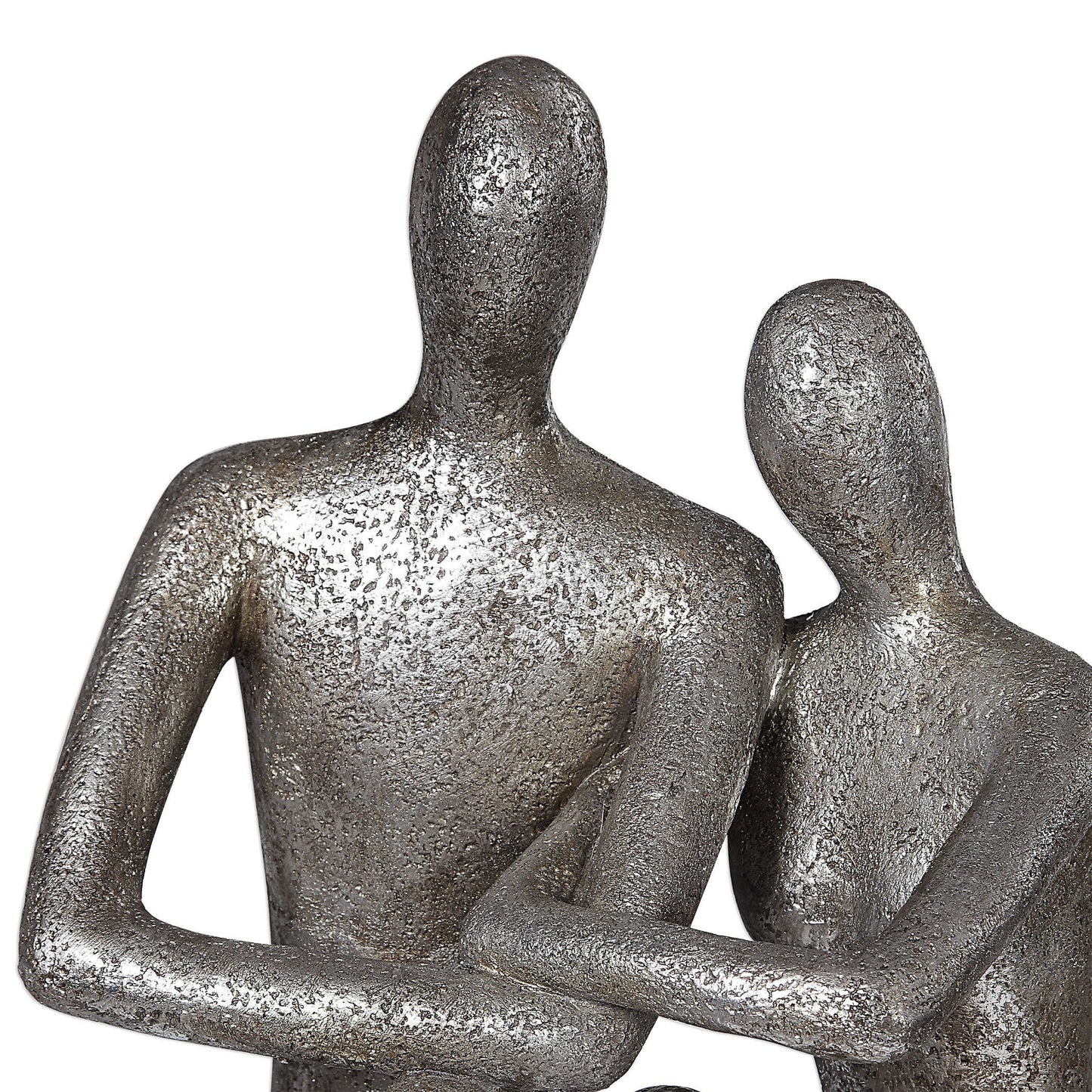 Courtship Antique Nickel Figurine