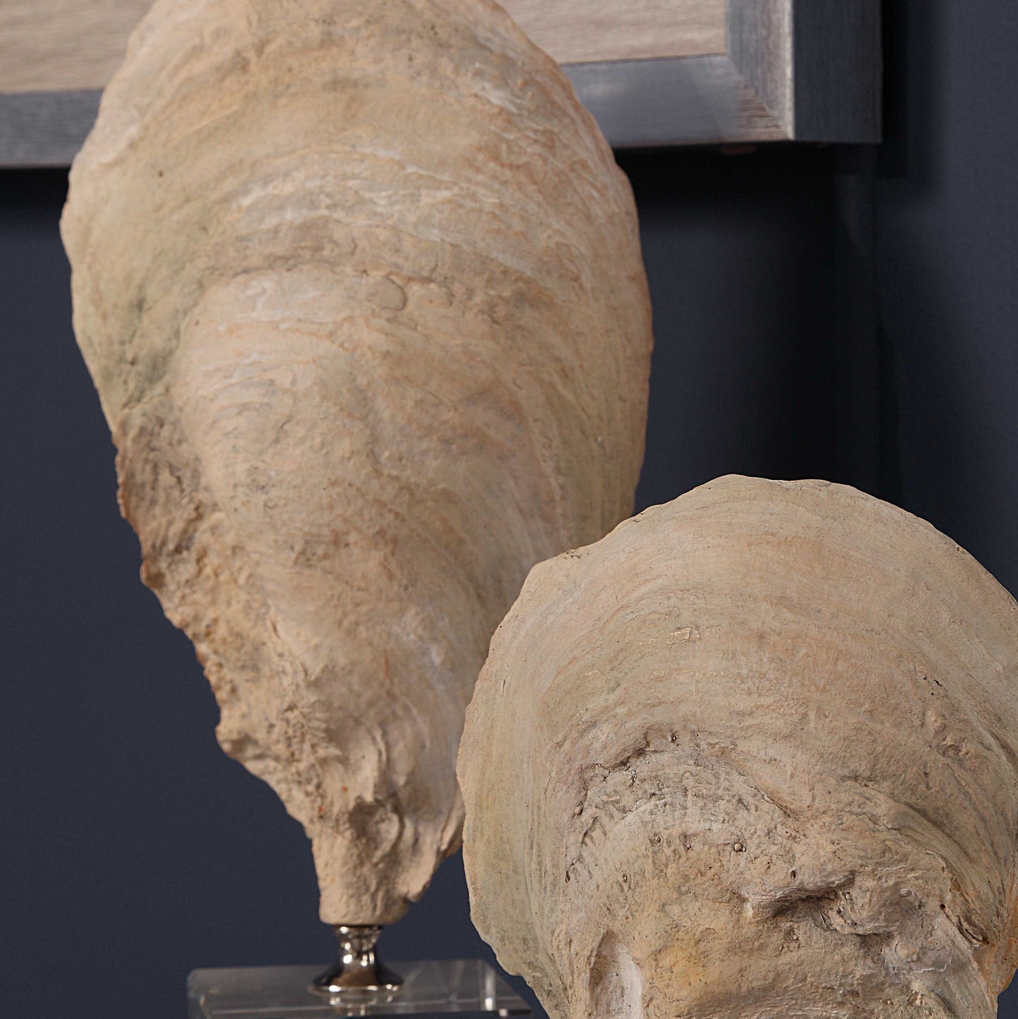 Oyster Shell Sculptures Set/2