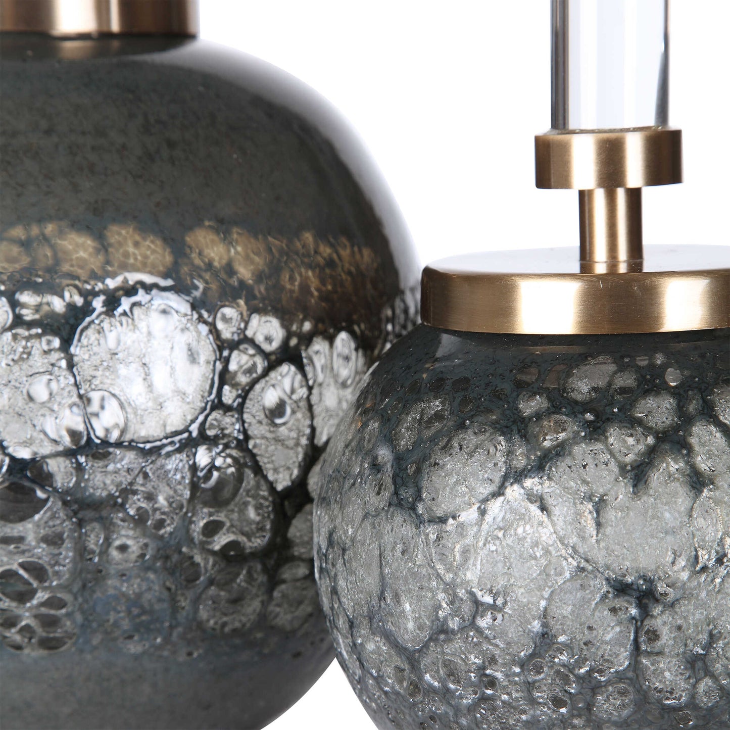 Cessair Art Glass Bottles Set/2