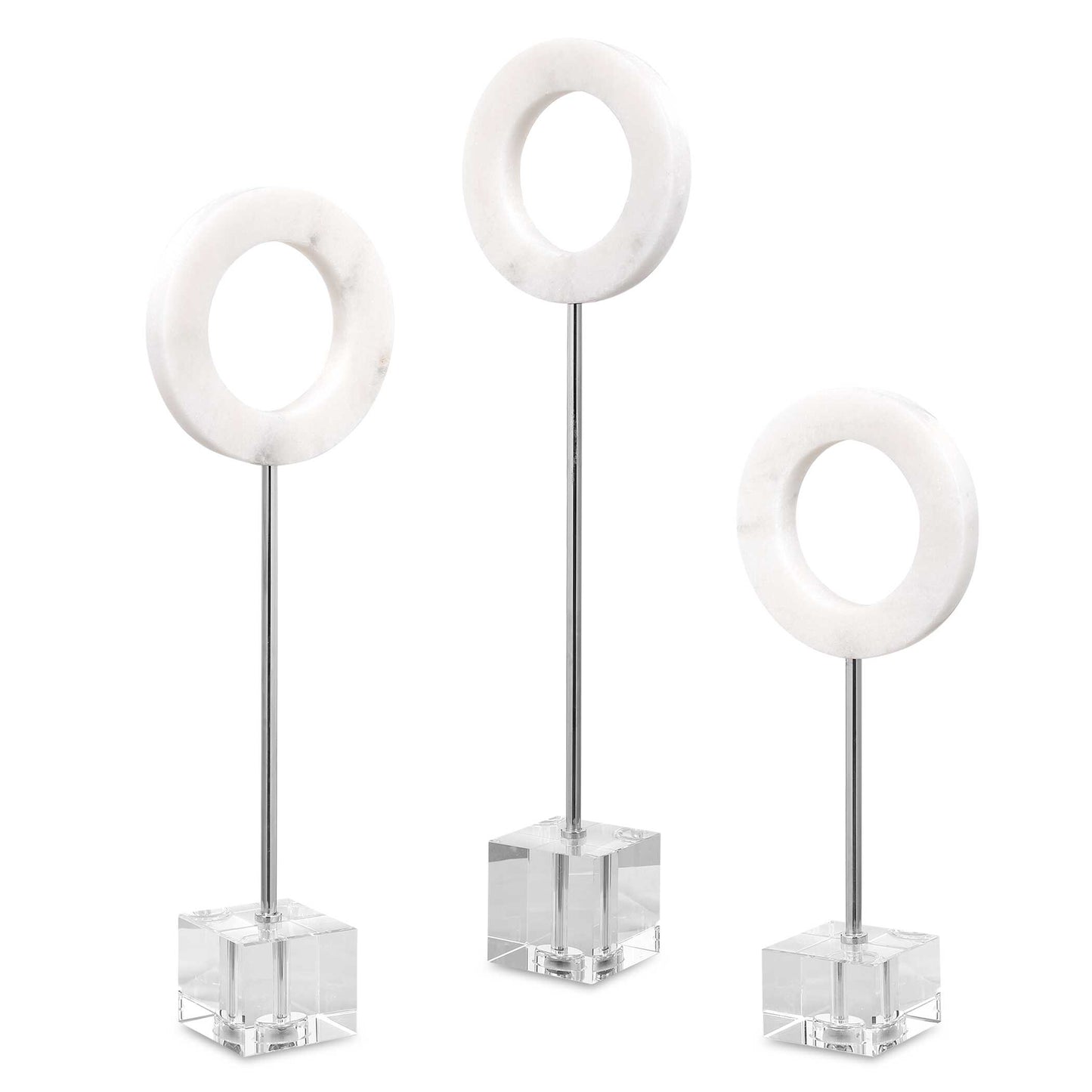 Coin Toss Marble Rings Set/3
