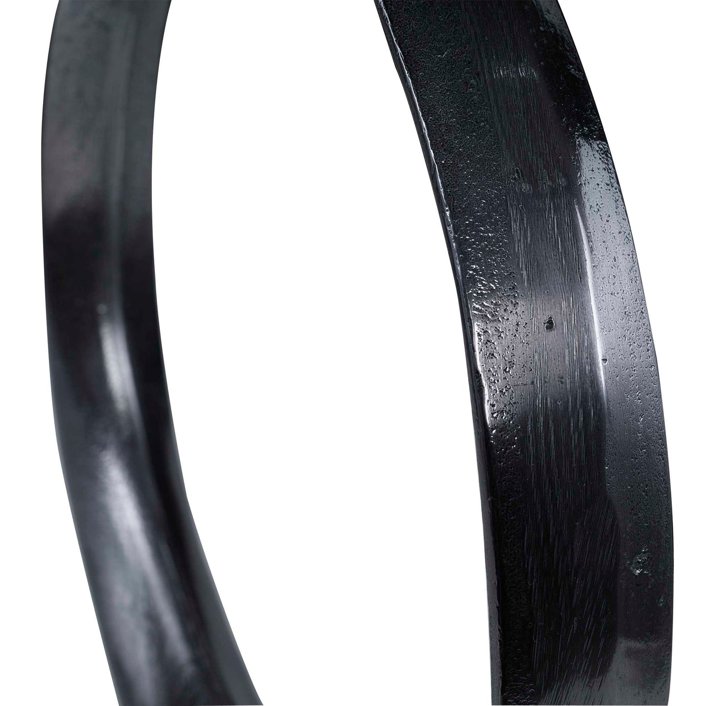 Orbits Black Ring Sculptures Set/2