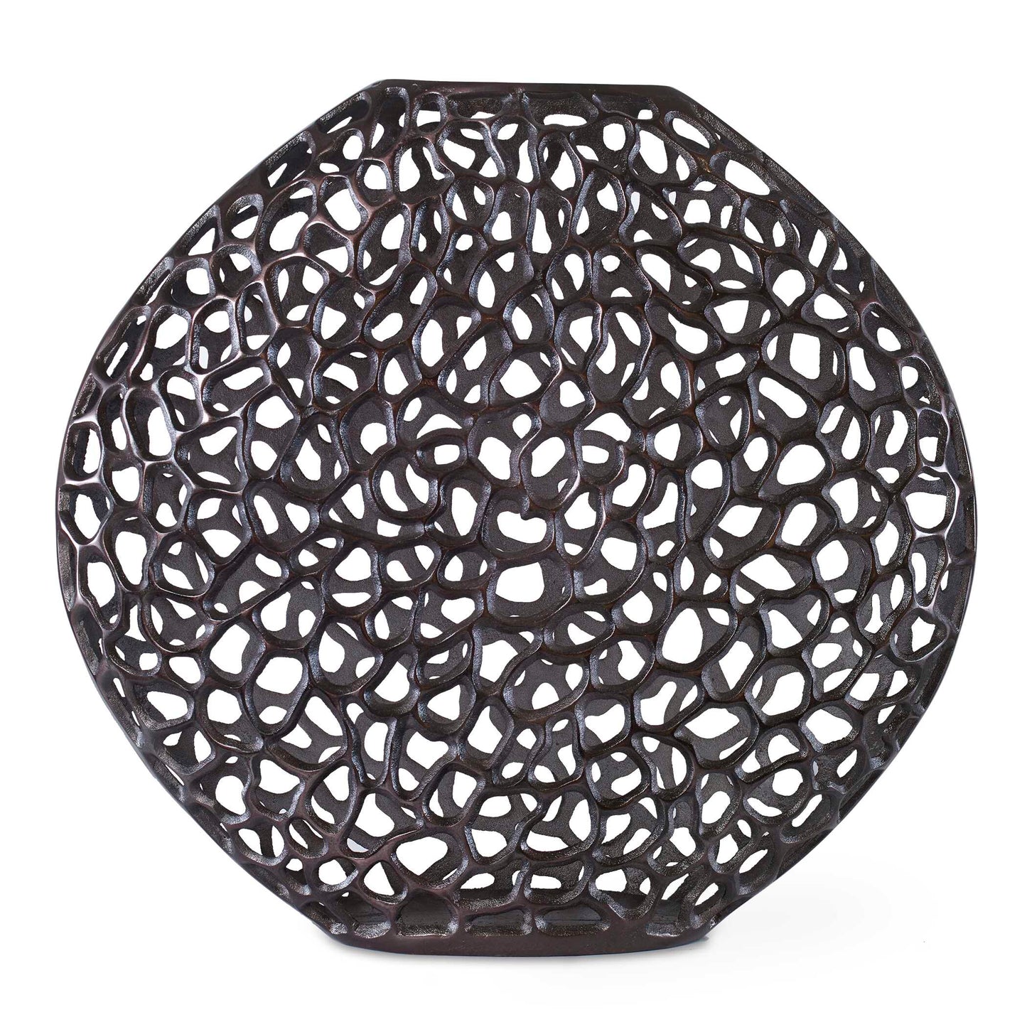 Web Dark Bronze Vase