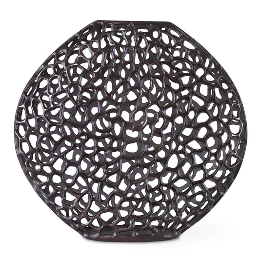 Web Dark Bronze Vase