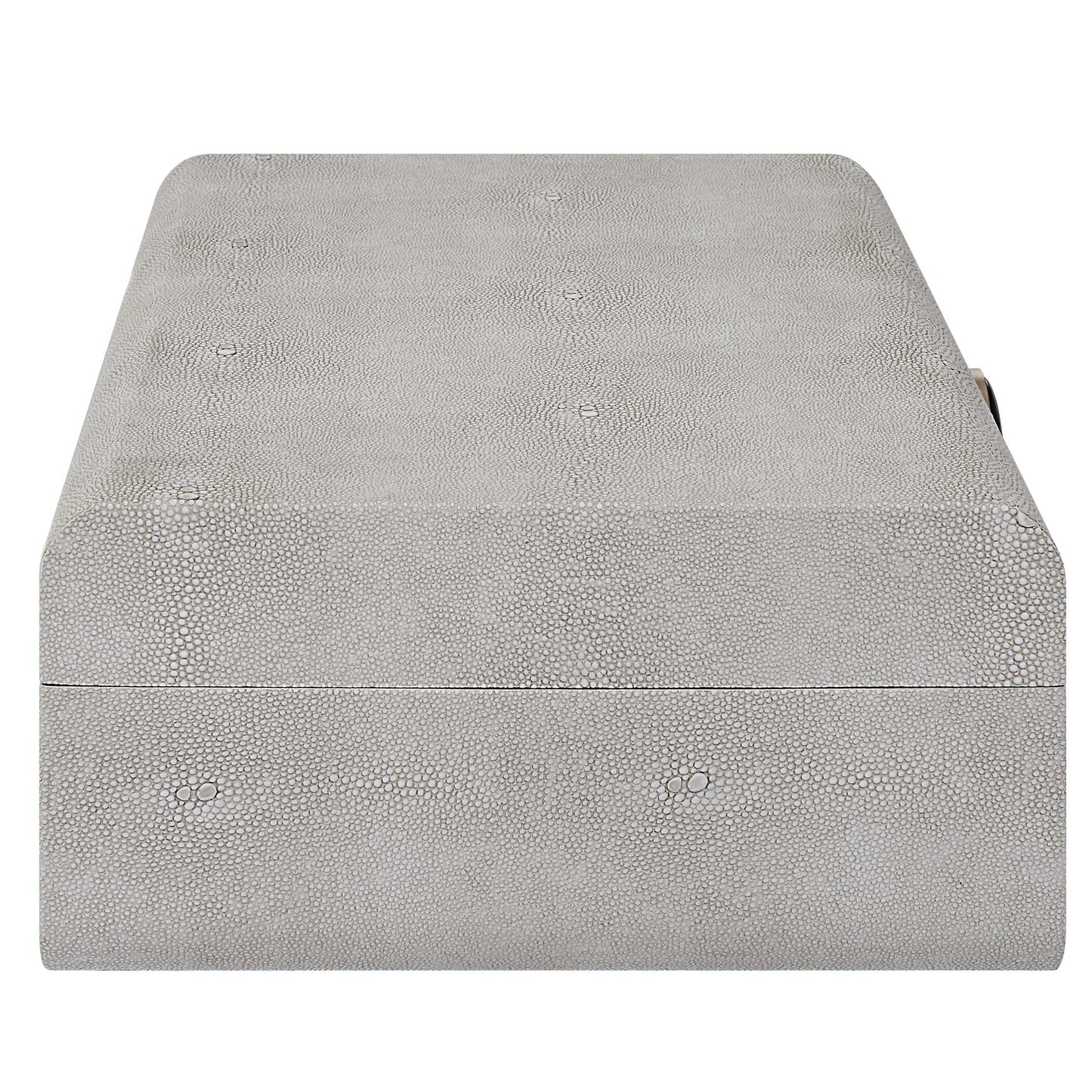 Lalique White Shagreen Box