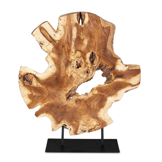 Bahati Wood Natural Sculpture