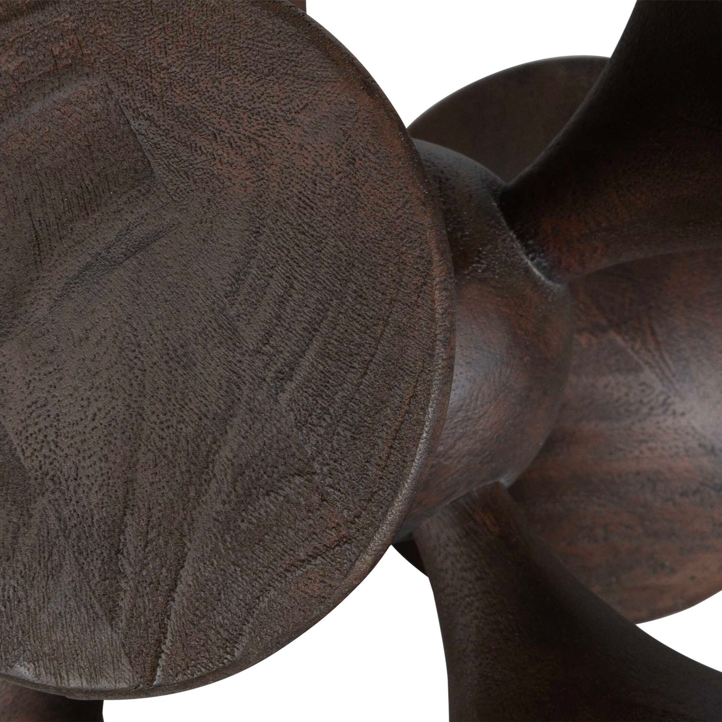 Balanced Harmony Dark Wooden Sculptures Set/2