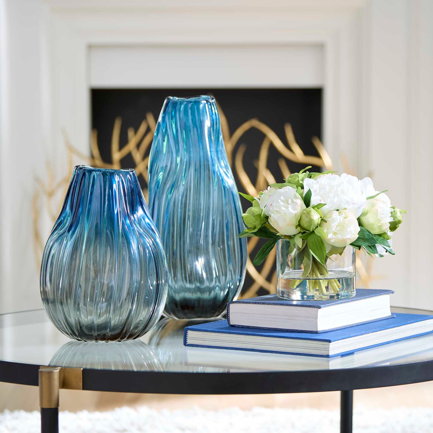 Midnight Horizon Vases Set/2