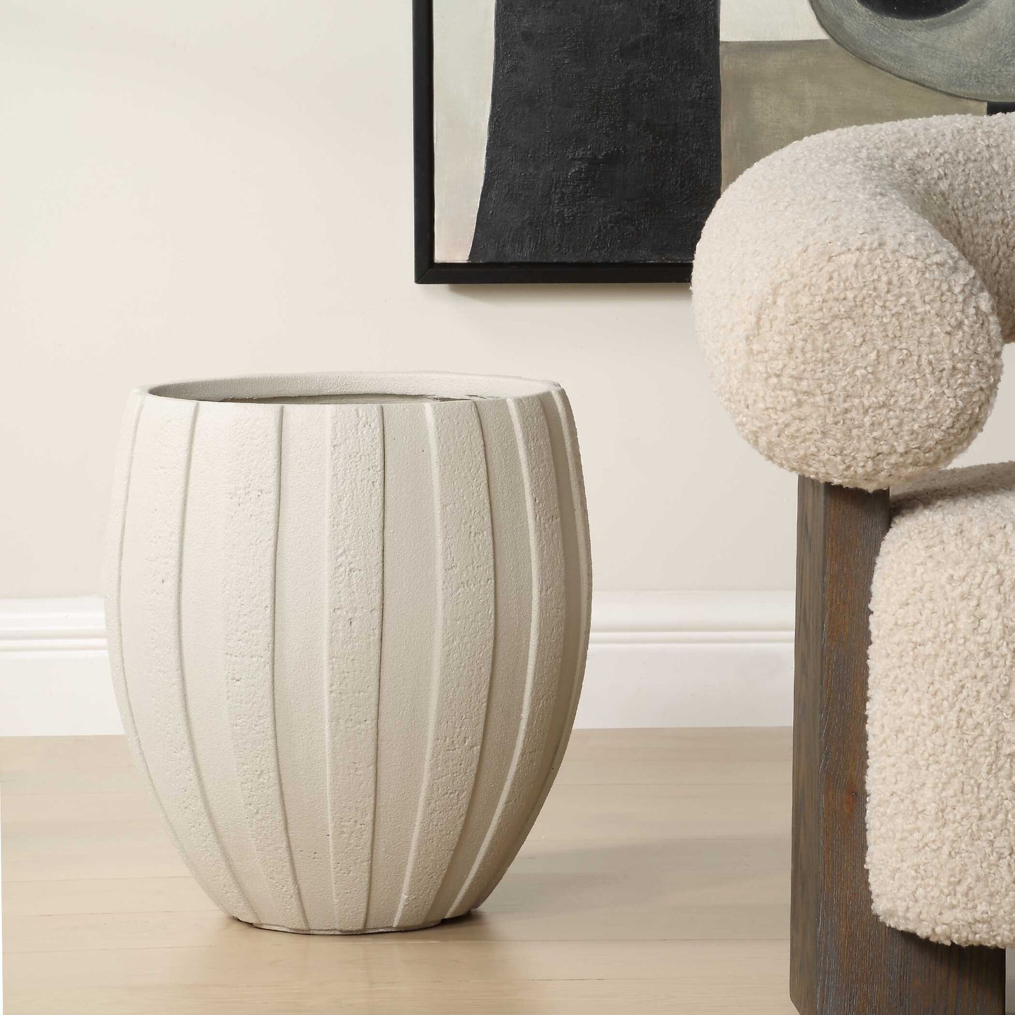 Ridgehaven Textured Outdoor Planter