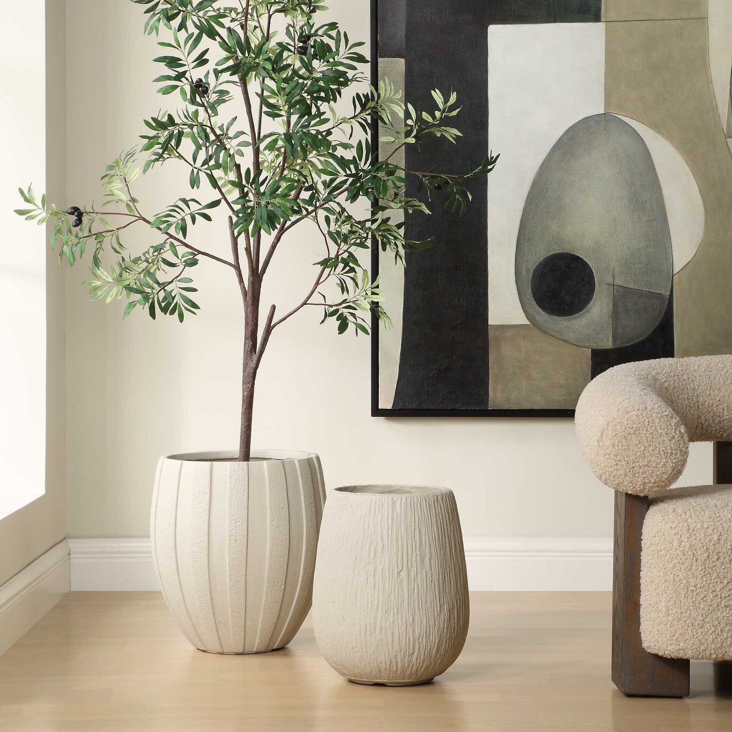 Ridgehaven Textured Outdoor Planter