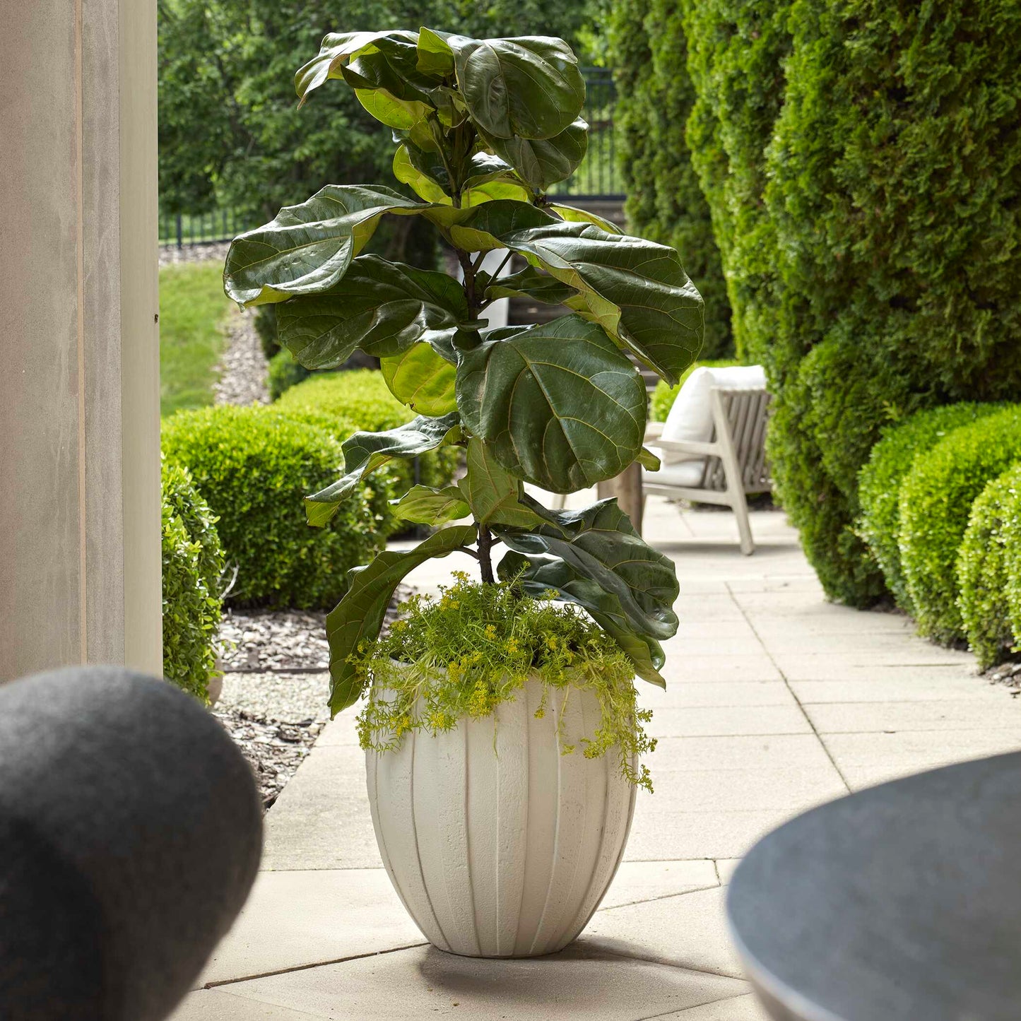 Ridgehaven Textured Outdoor Planter