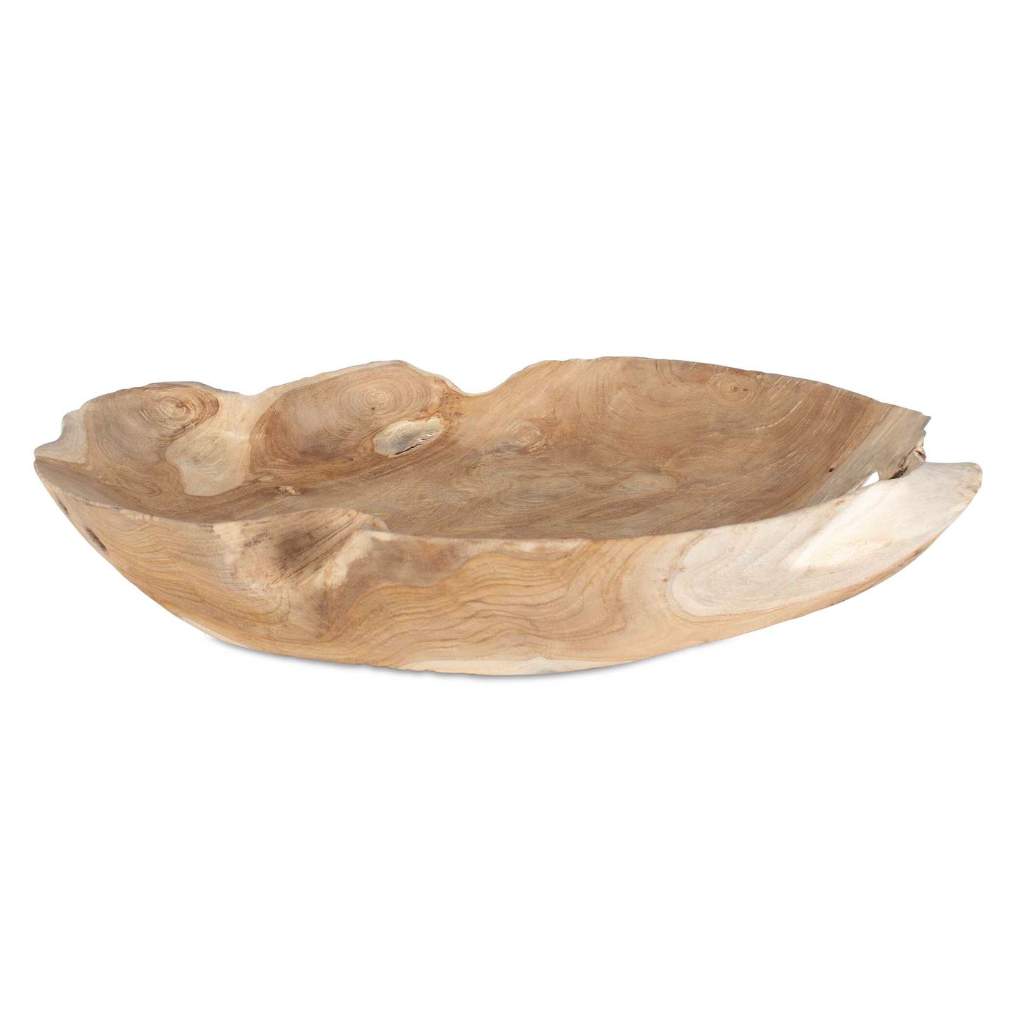 Organic Embrace Outdoor Teak Bowl
