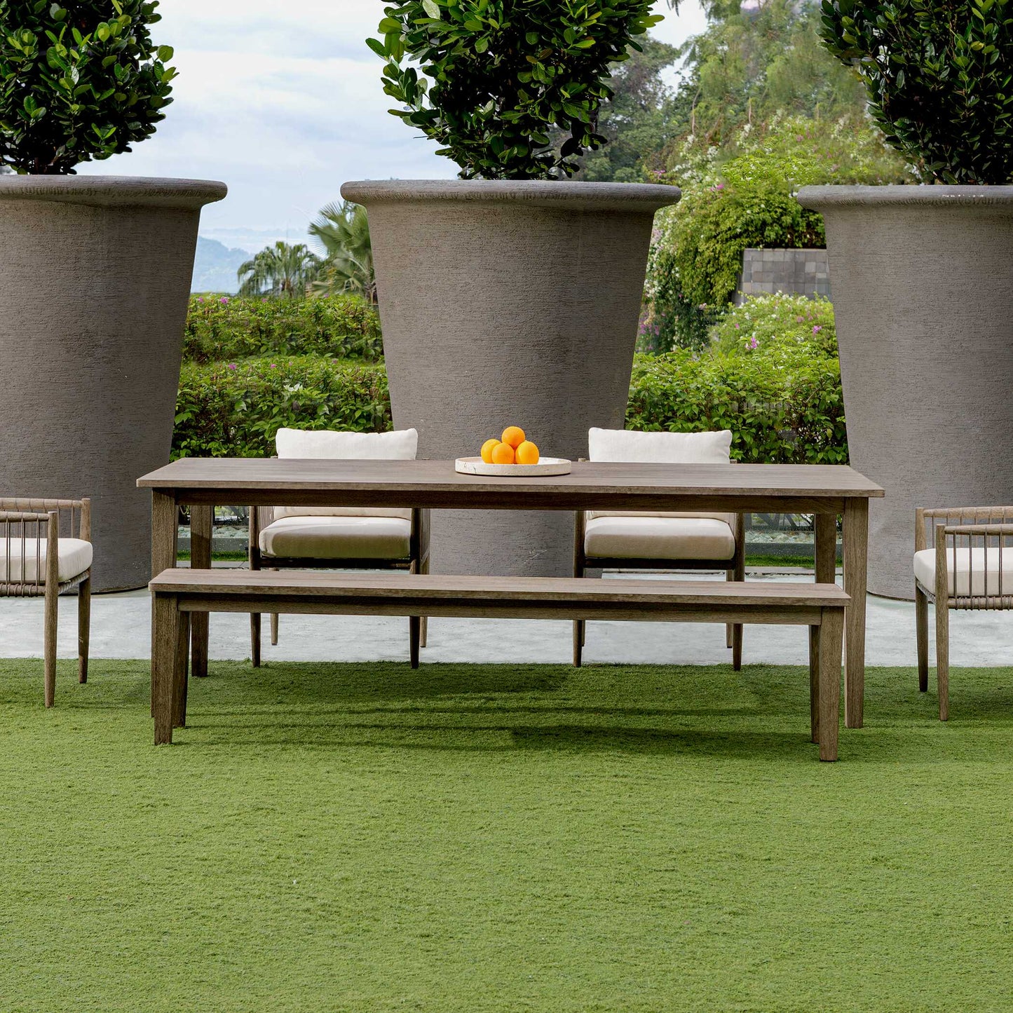 Travessa Outdoor Round Stone Tray
