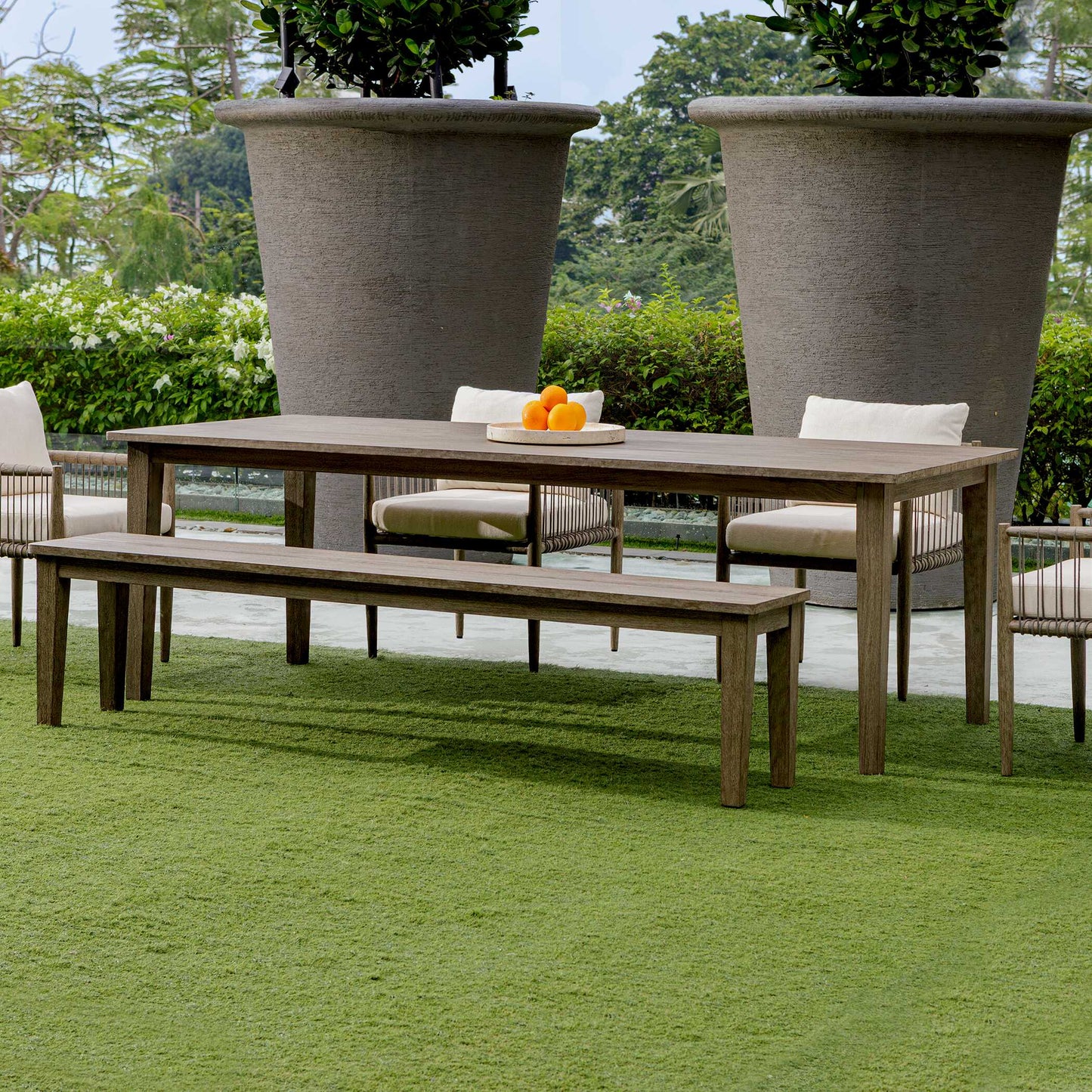 Travessa Outdoor Round Stone Tray