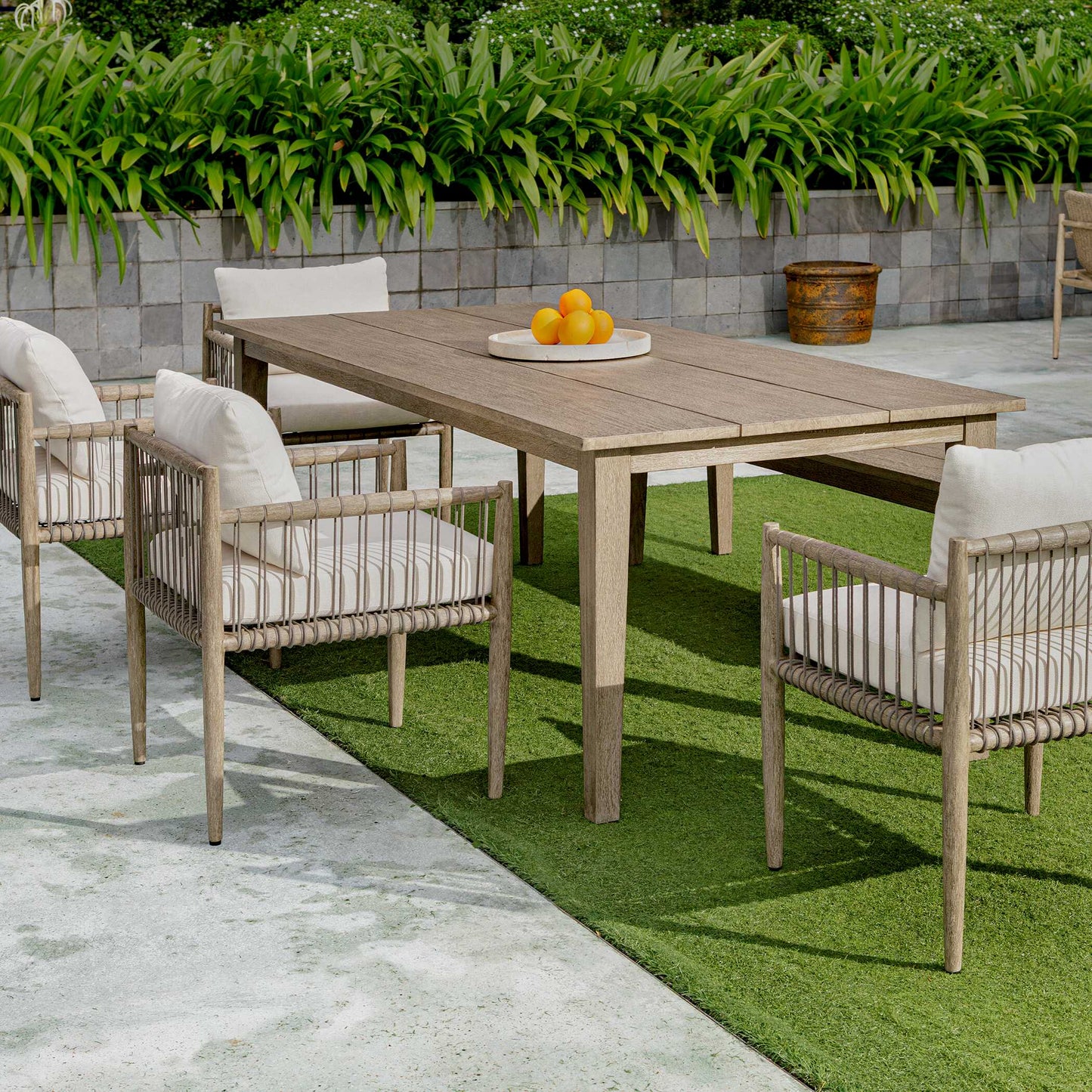 Travessa Outdoor Round Stone Tray