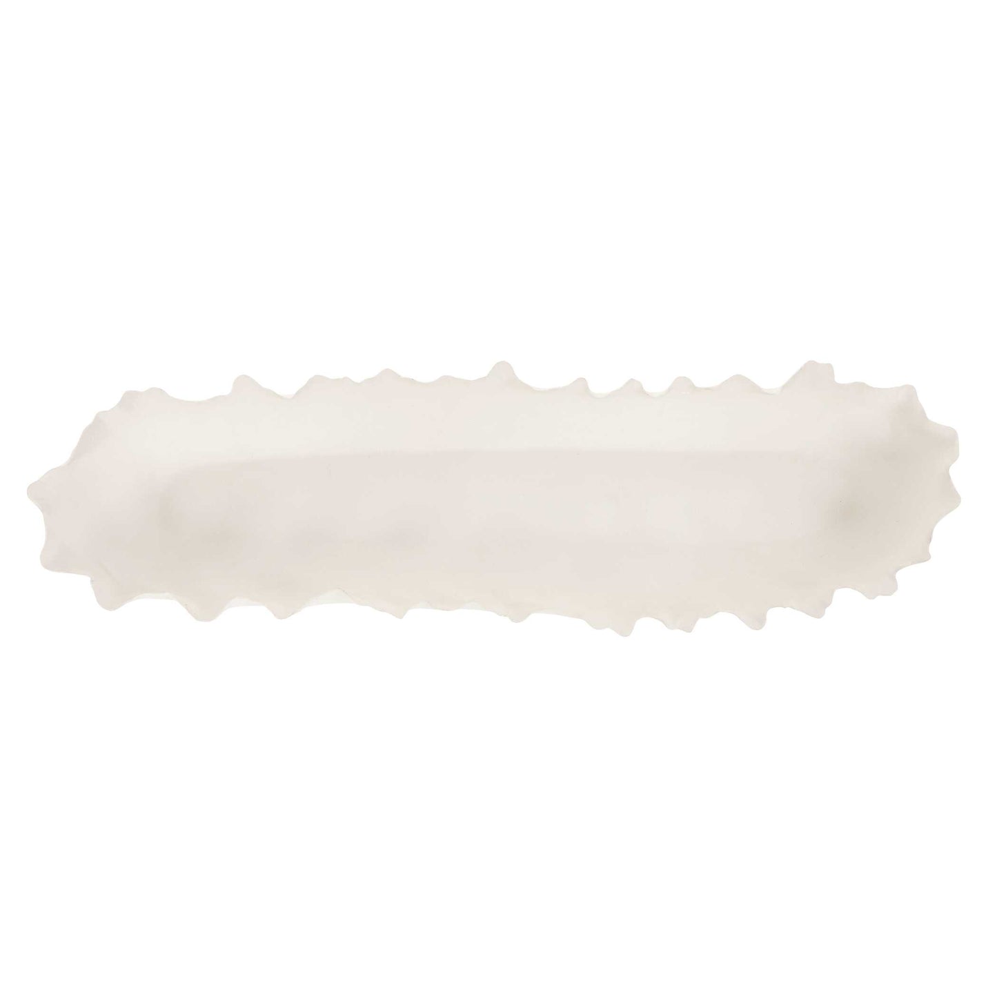 Ripple Crest White Bowl