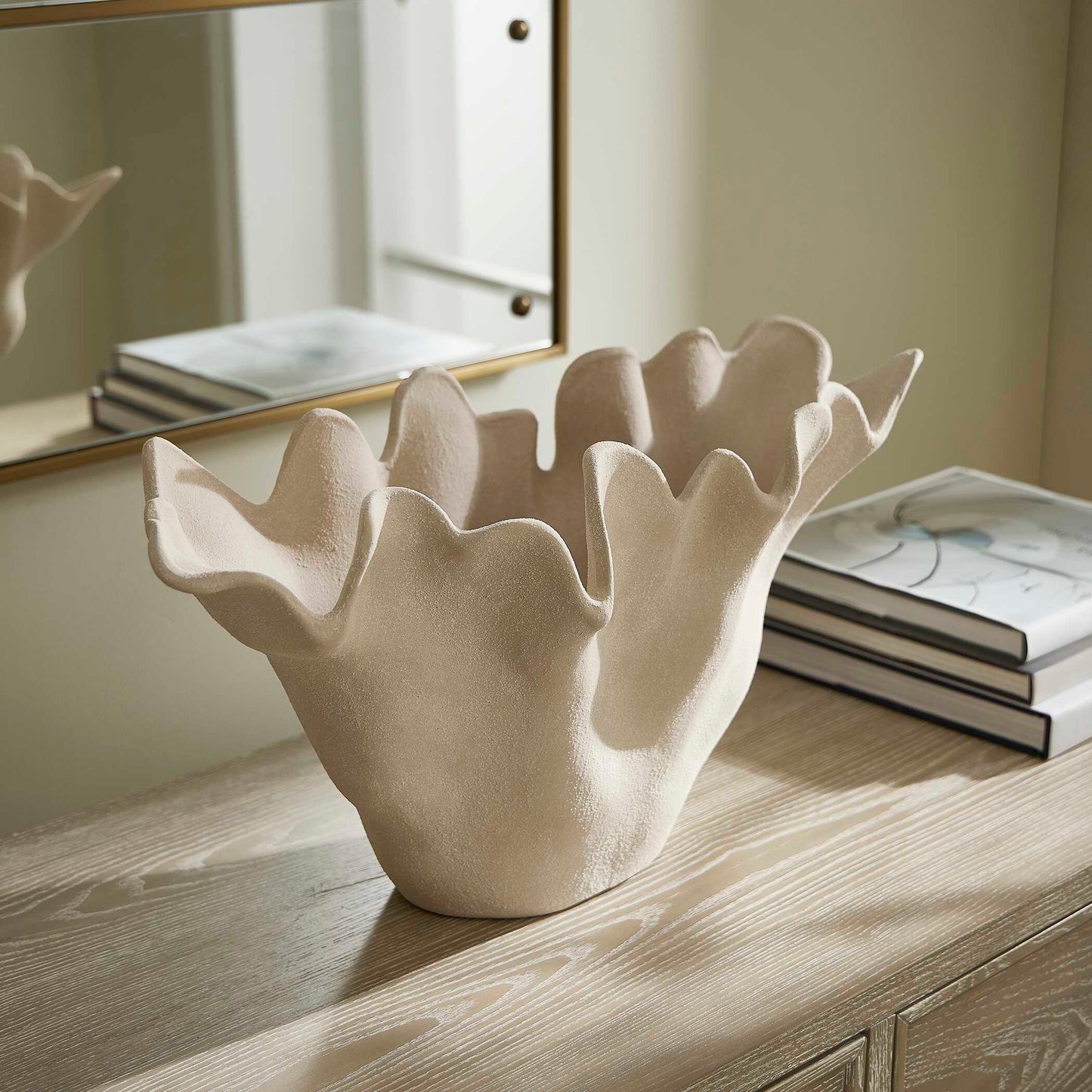 Sand Dune Outdoor Ceramic Bowl