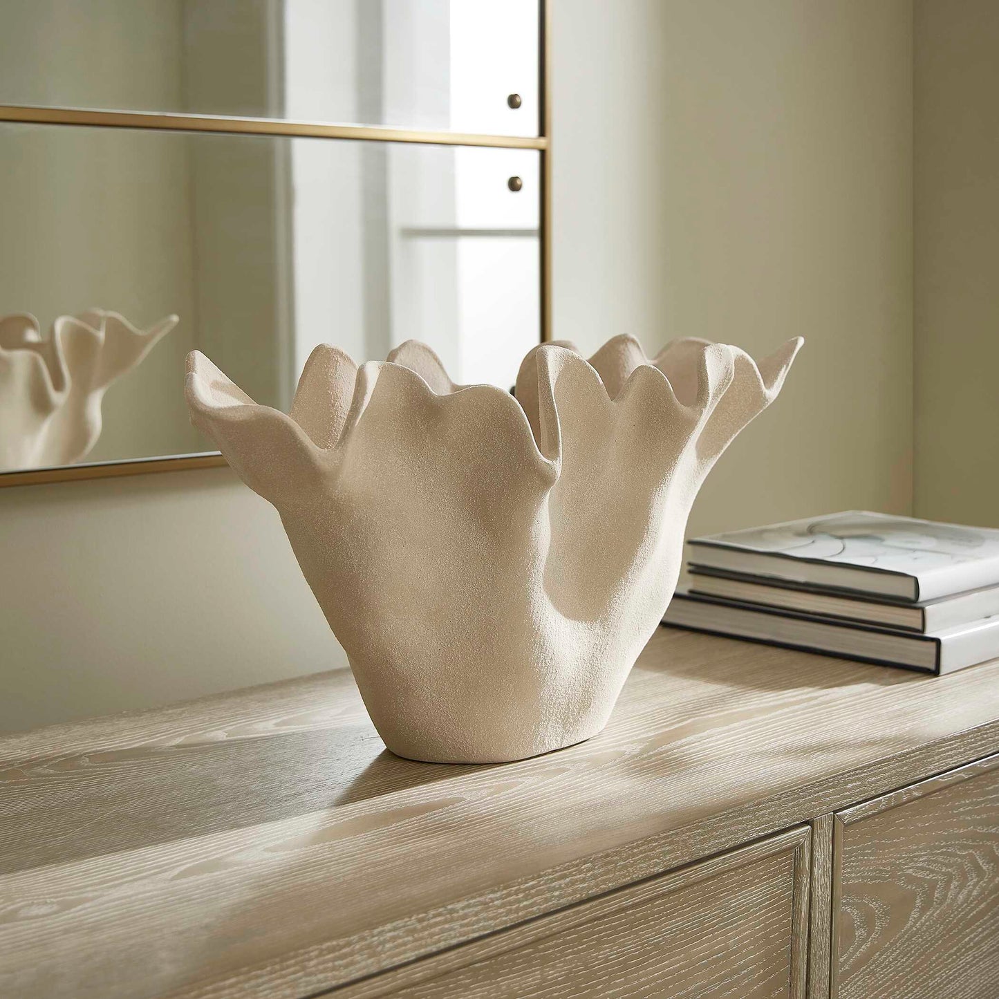 Sand Dune Outdoor Ceramic Bowl