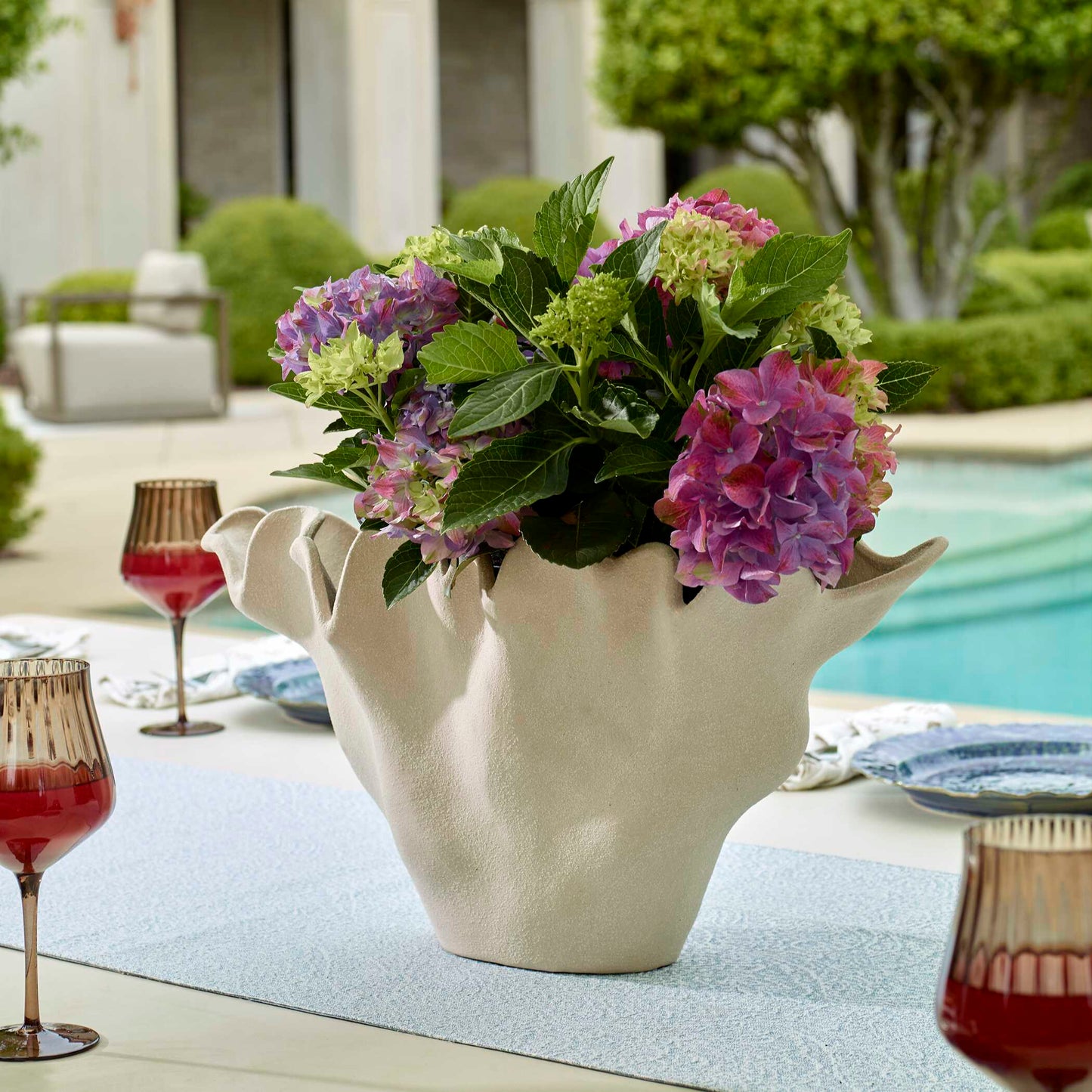 Sand Dune Outdoor Ceramic Bowl