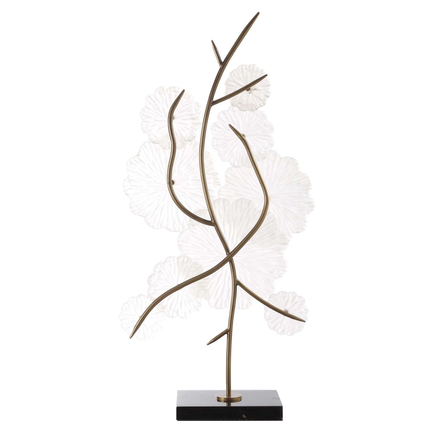 Glass Garden Table Sculpture