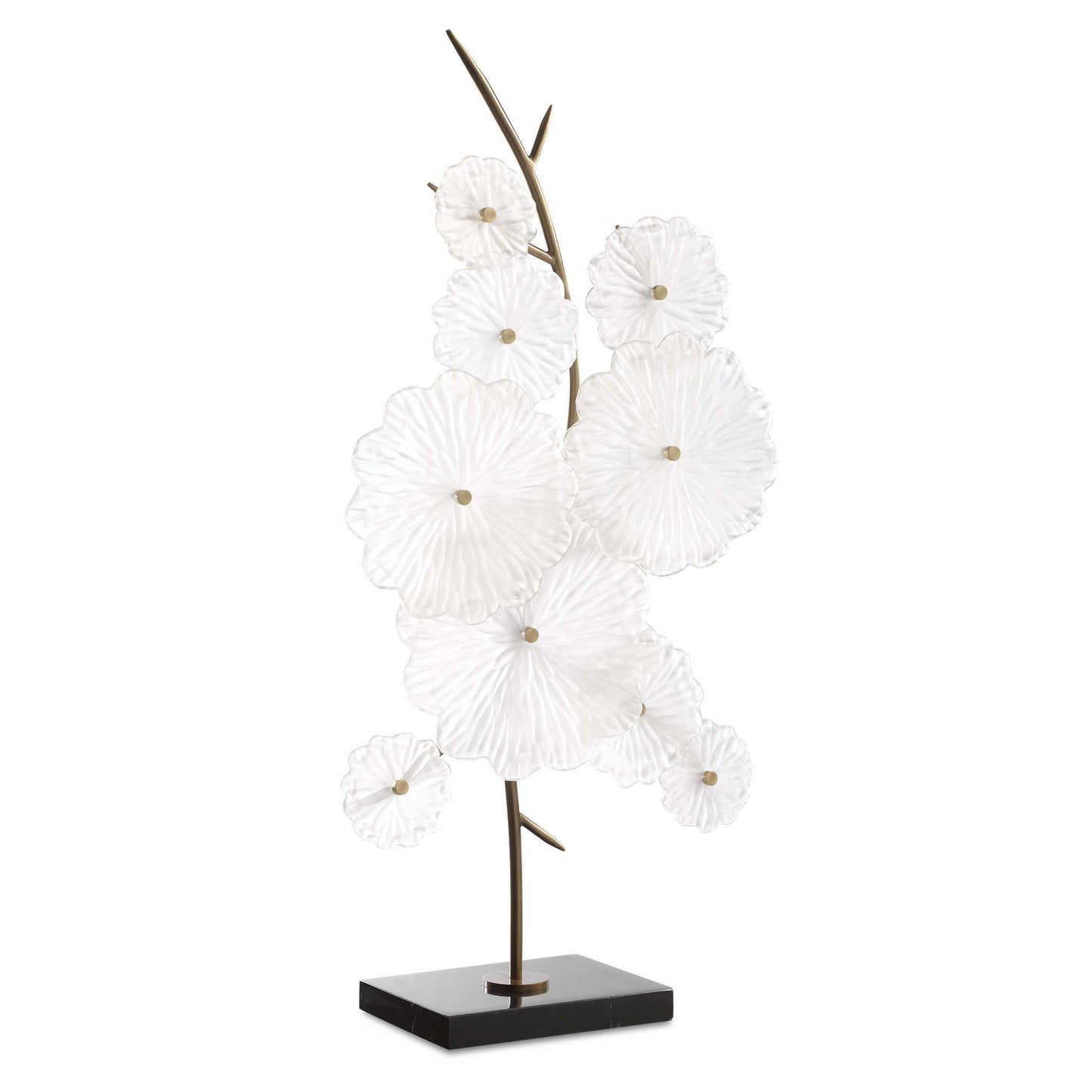 Glass Garden Table Sculpture