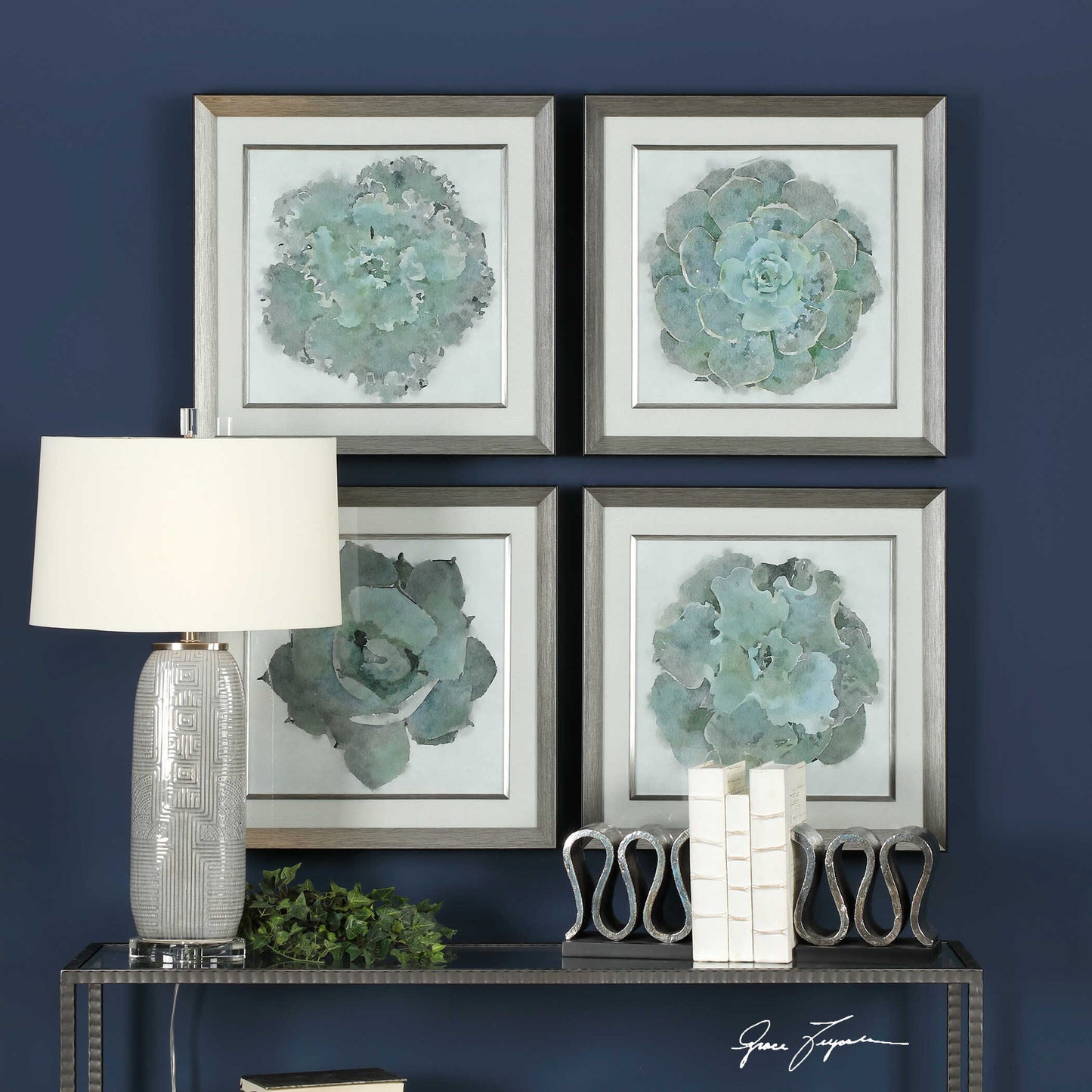 Natural Beauties Botanical Prints Set/4