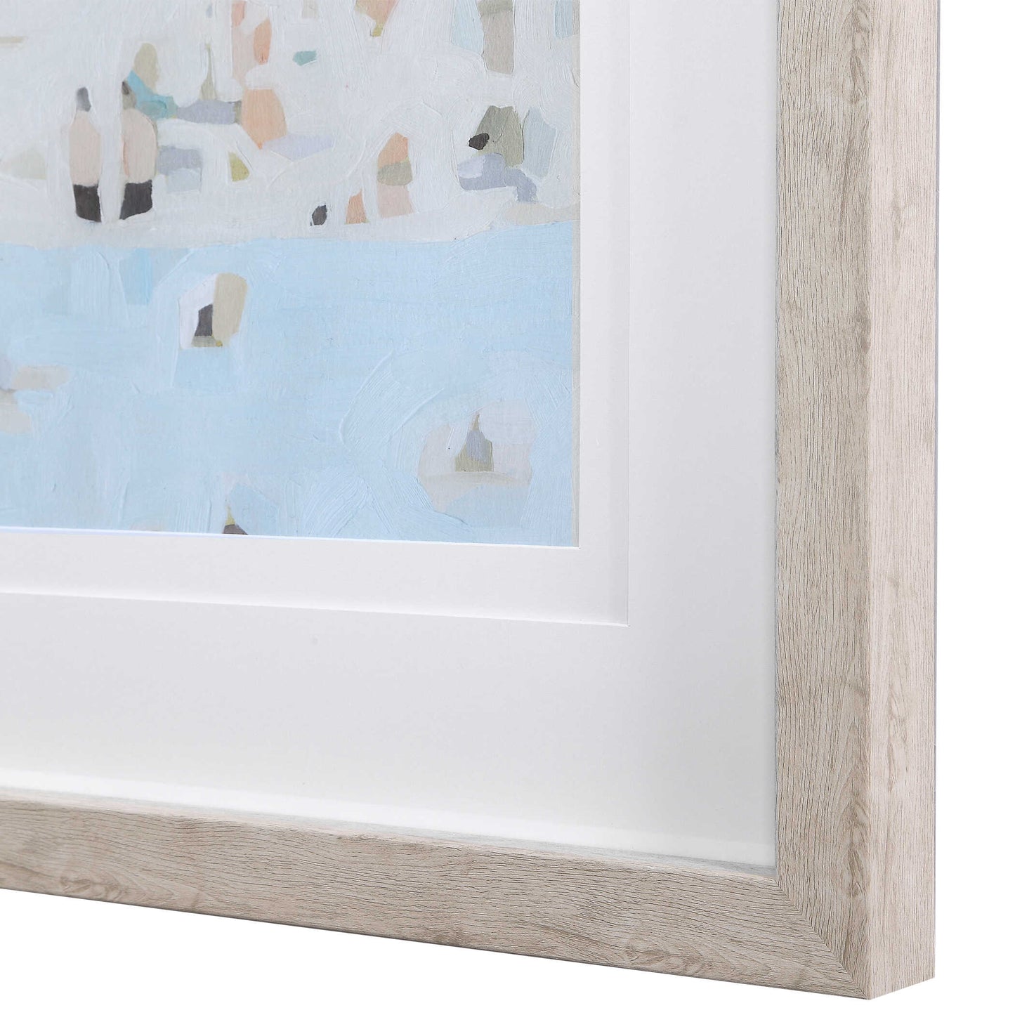 Sea Glass Sandbar Framed Prints Set/2