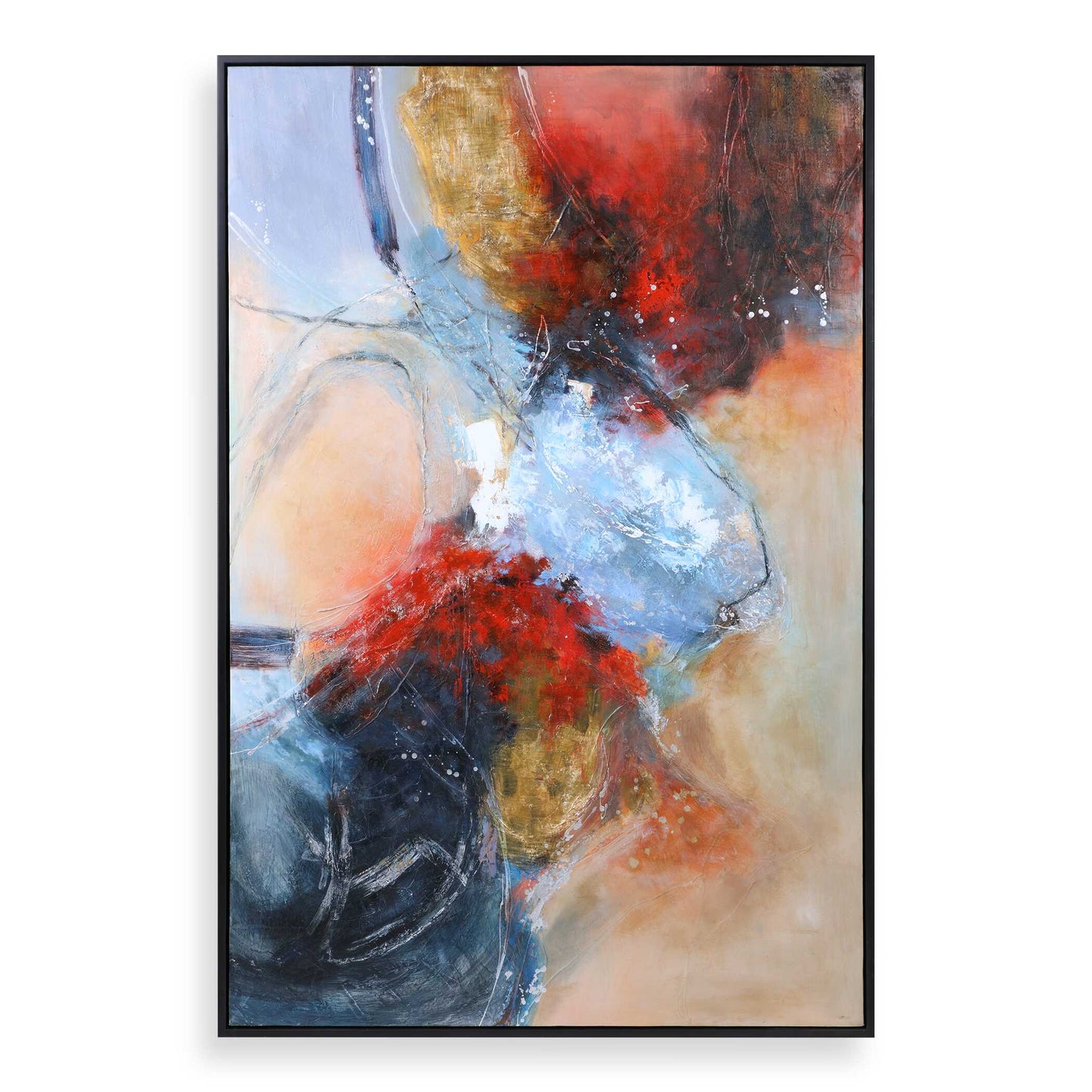 Summer Sunset Abstract Art