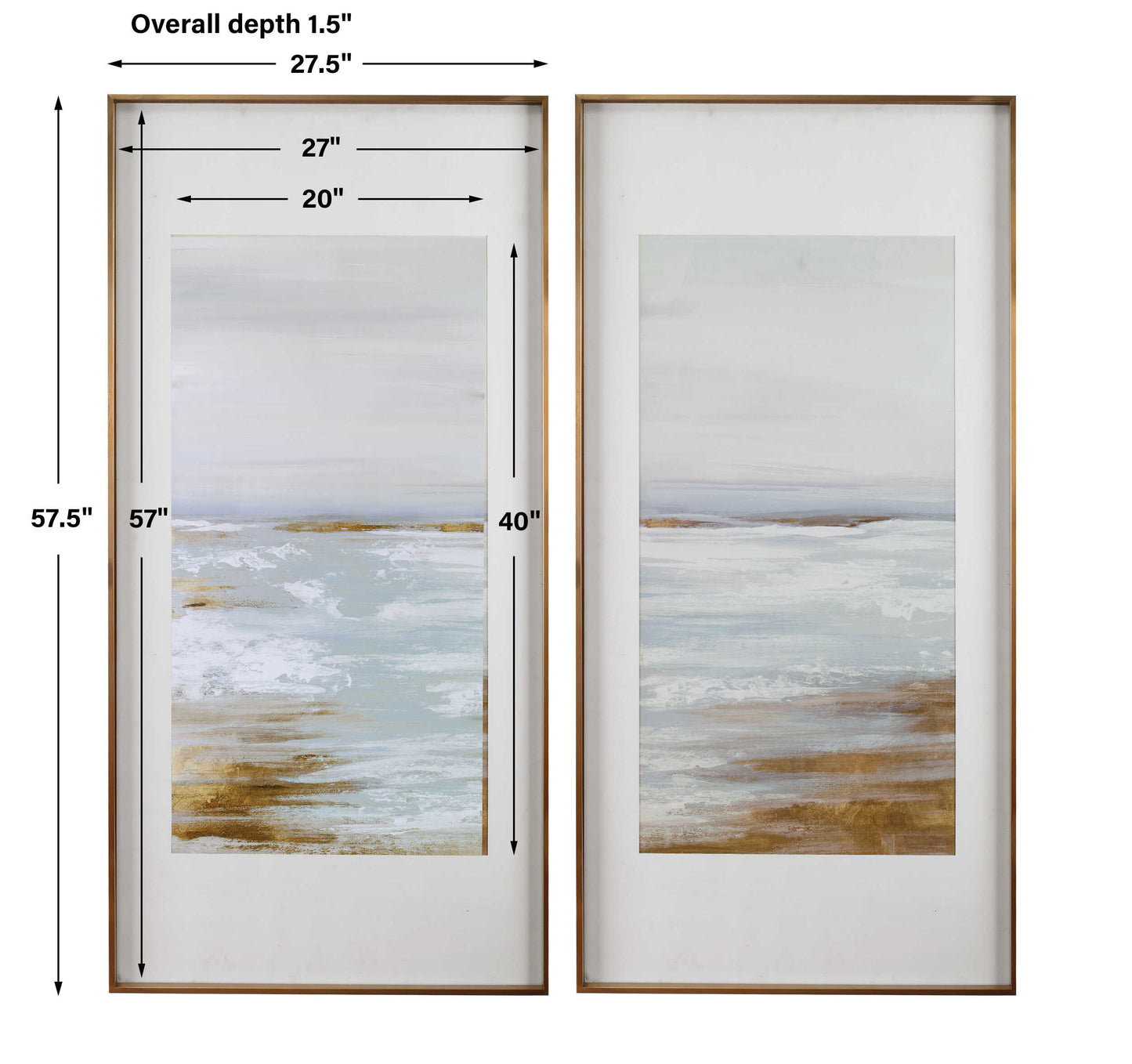 Coastline Framed Prints Set/2
