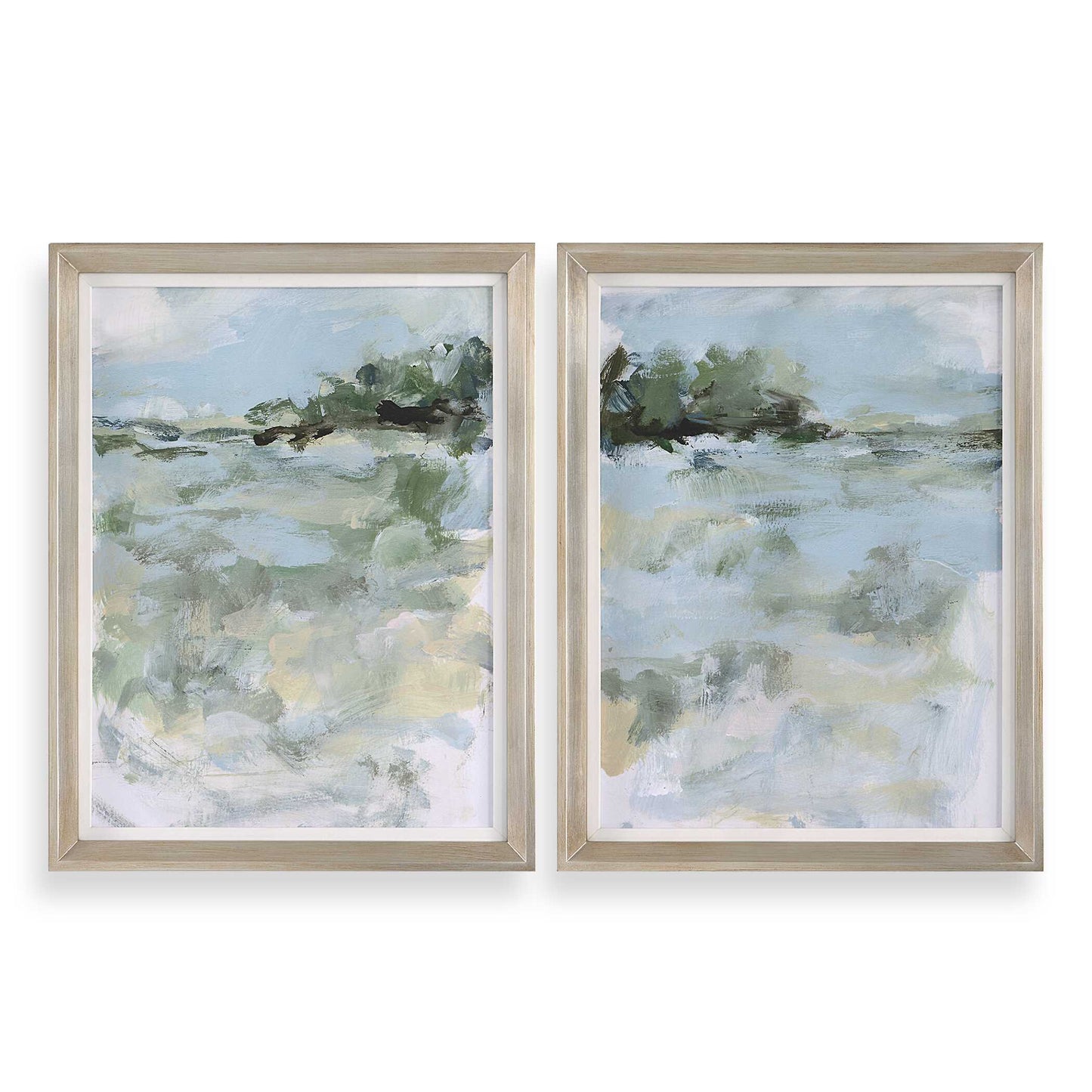 Far Away View Framed Prints Set/2