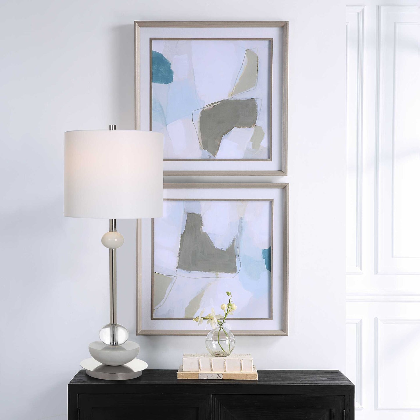 Mist Shapes Framed Prints Set/2