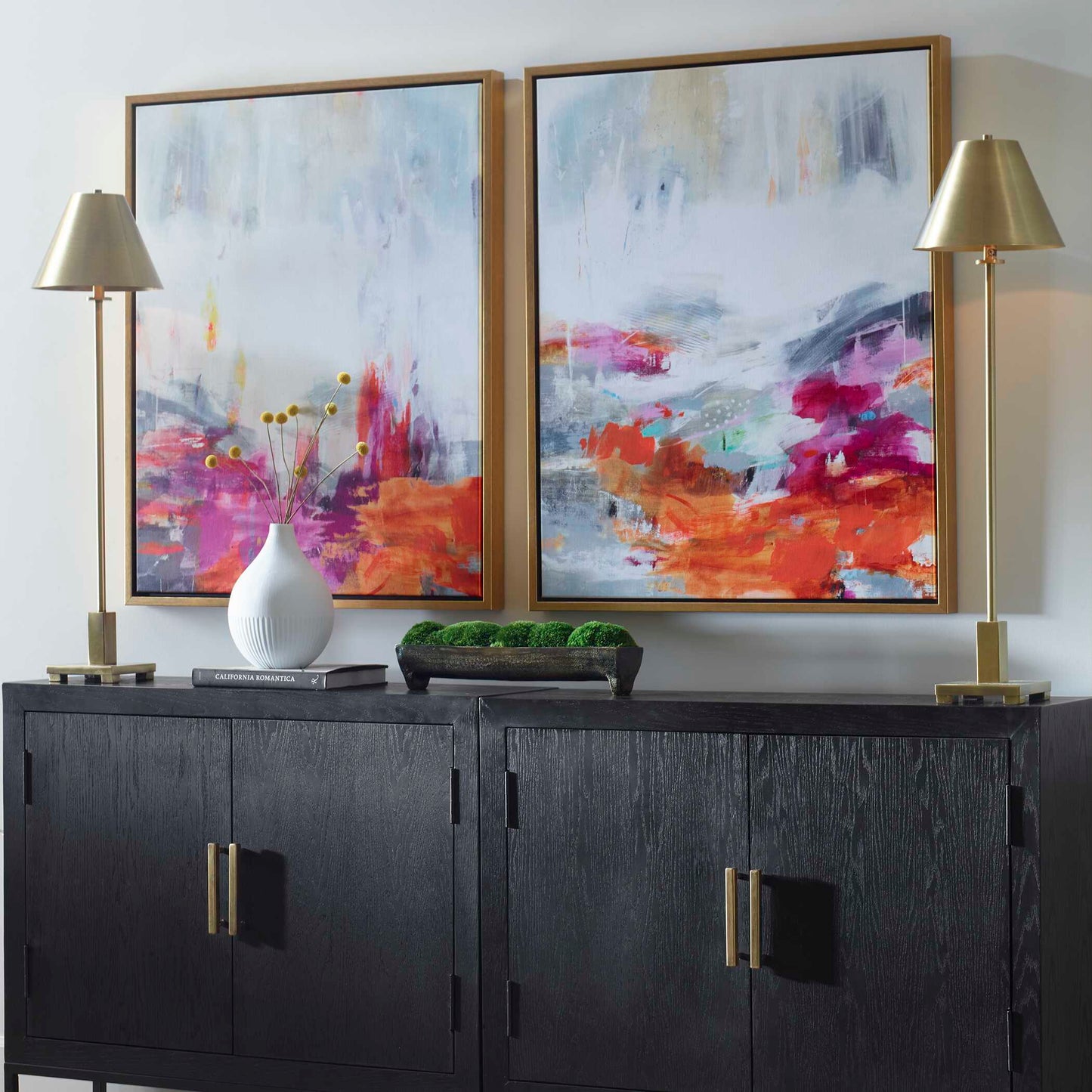 Color Theory Framed Abstract Art Set/2