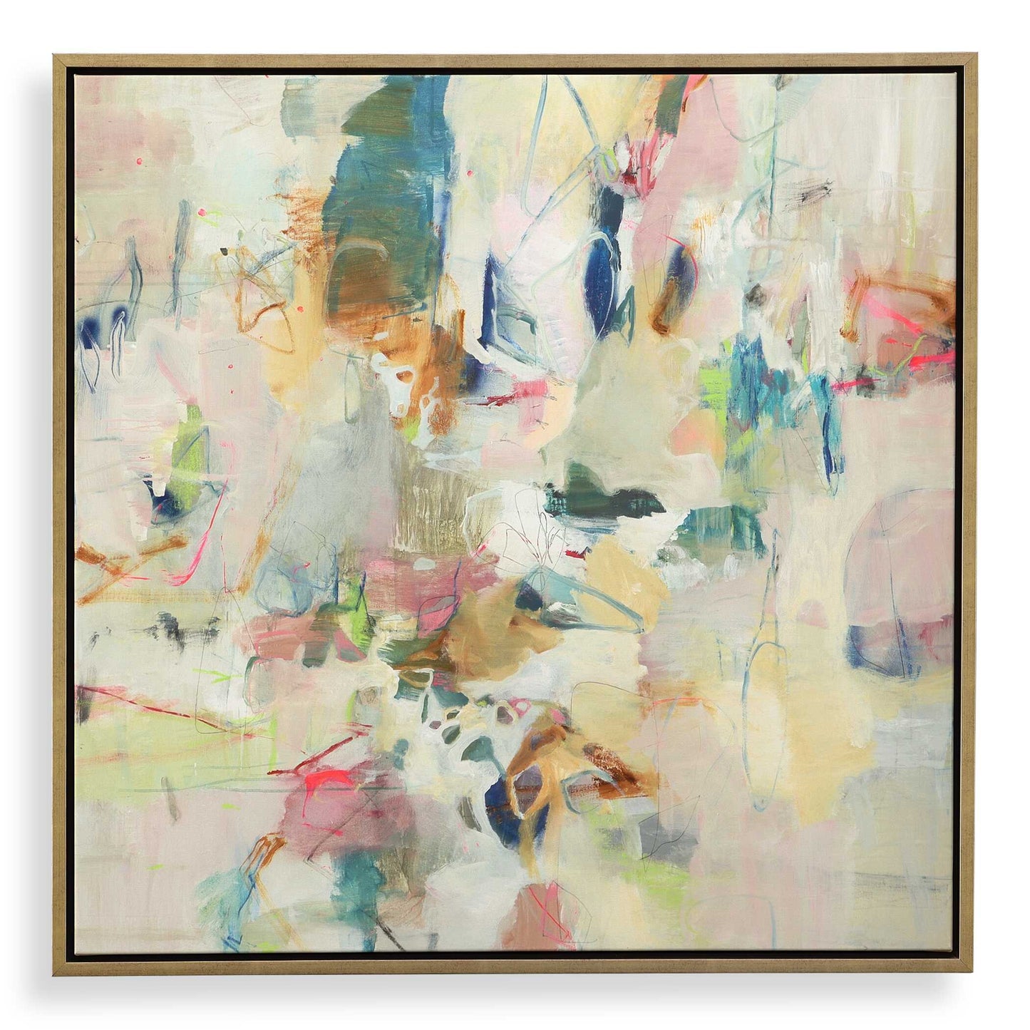 Party Time Framed Abstract Art
