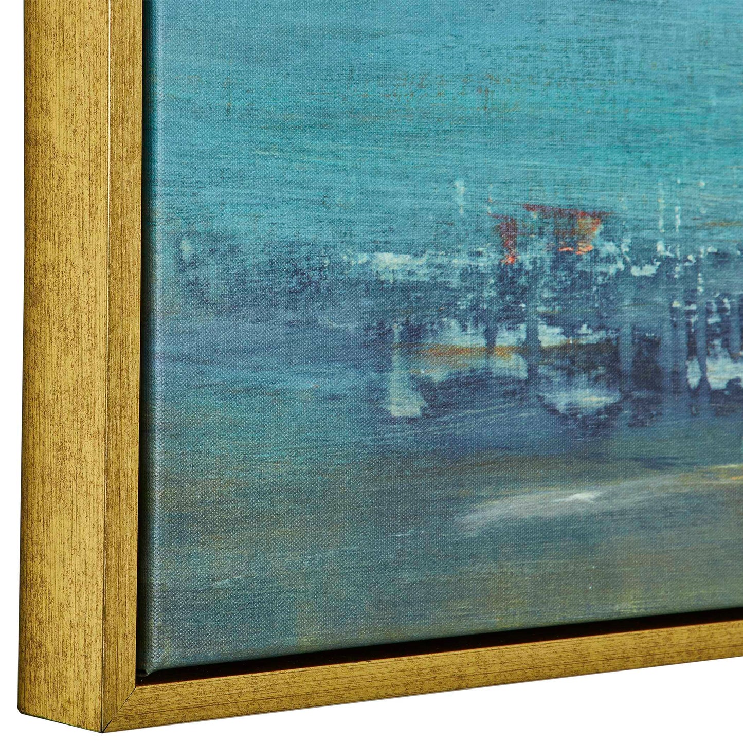Textured Land Framed Landscape Art