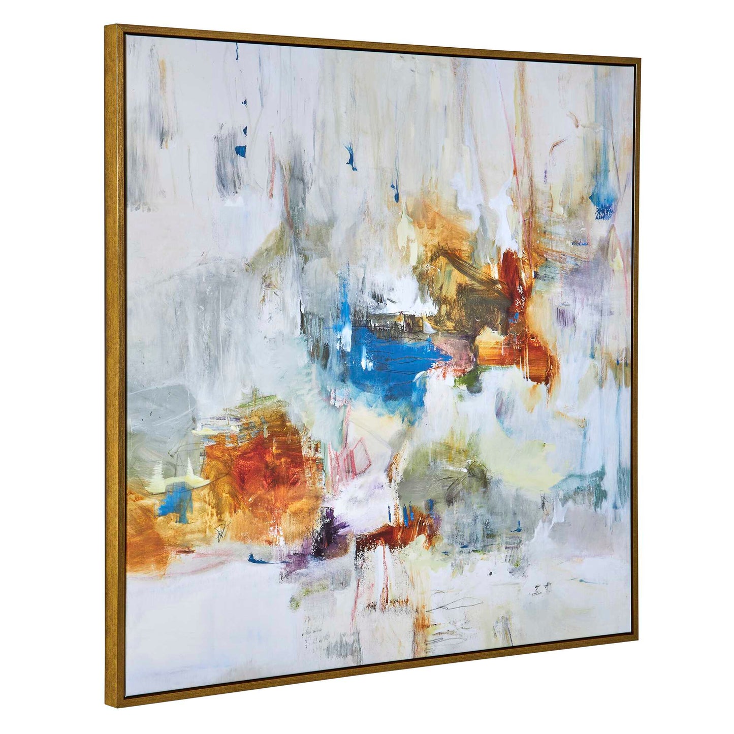 In The Beginning Framed Abstract Art
