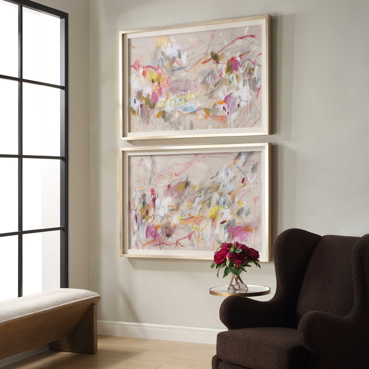 Metropolitan Rush Abstract Prints Set/2