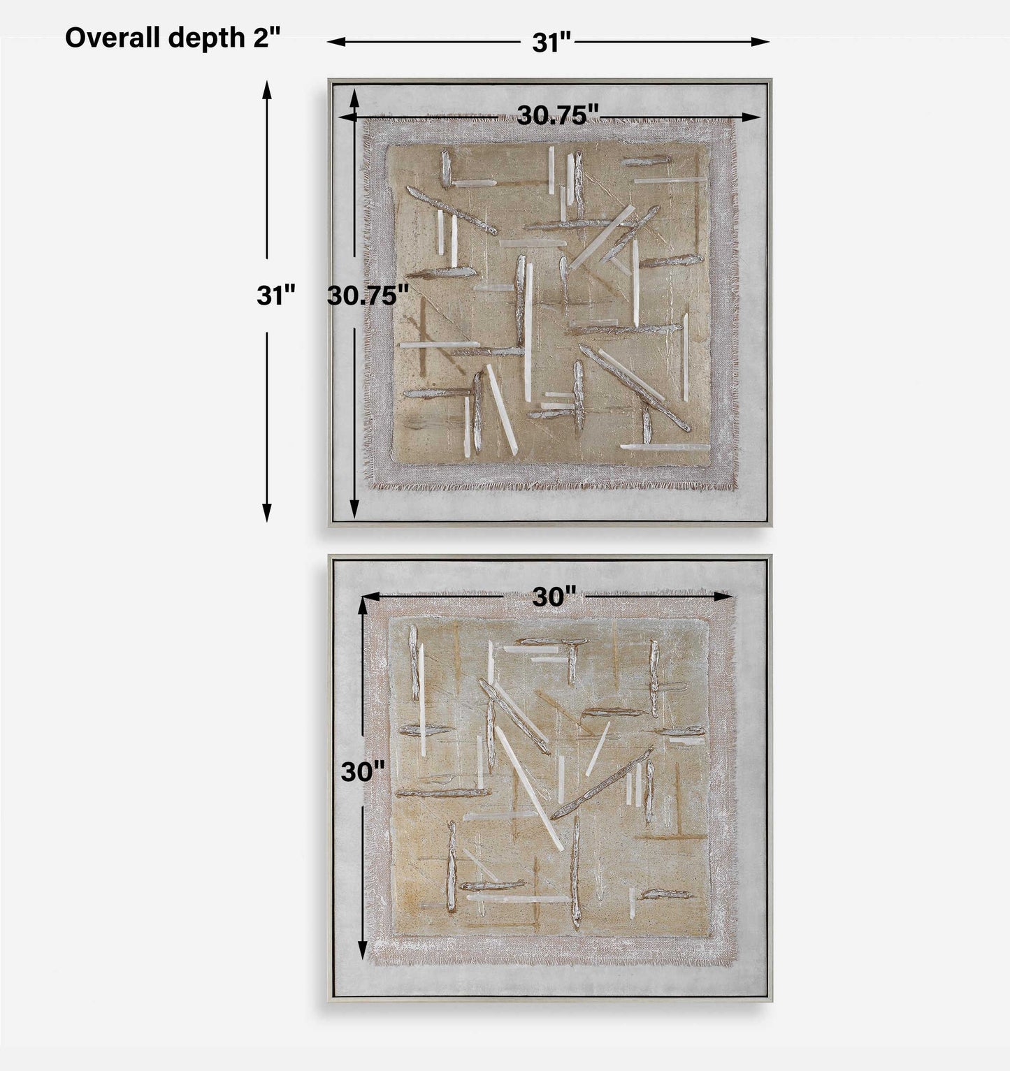 Unpredictable Hand Painted Canvases Set/2