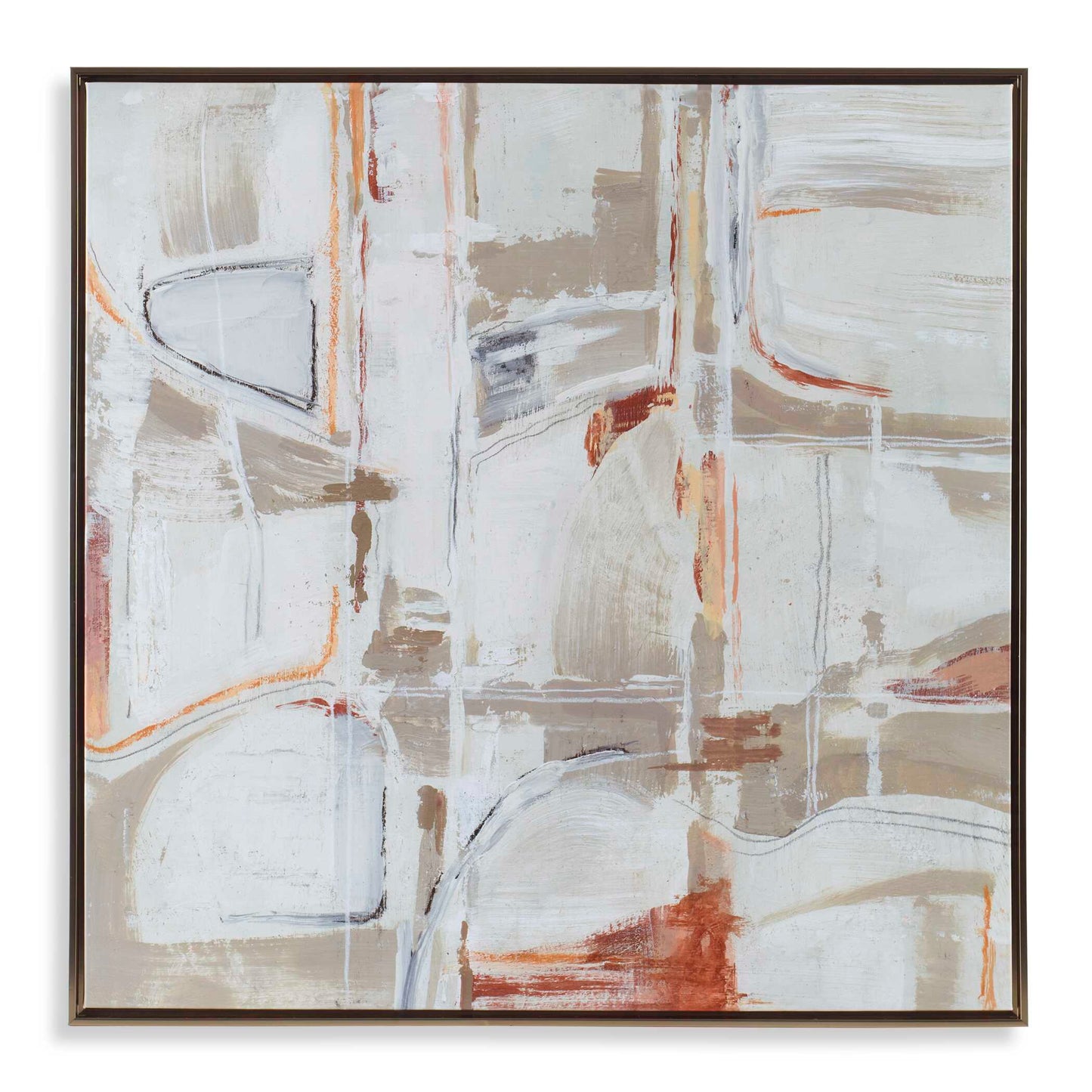 Neutral Nirvana Abstract Canvas Art