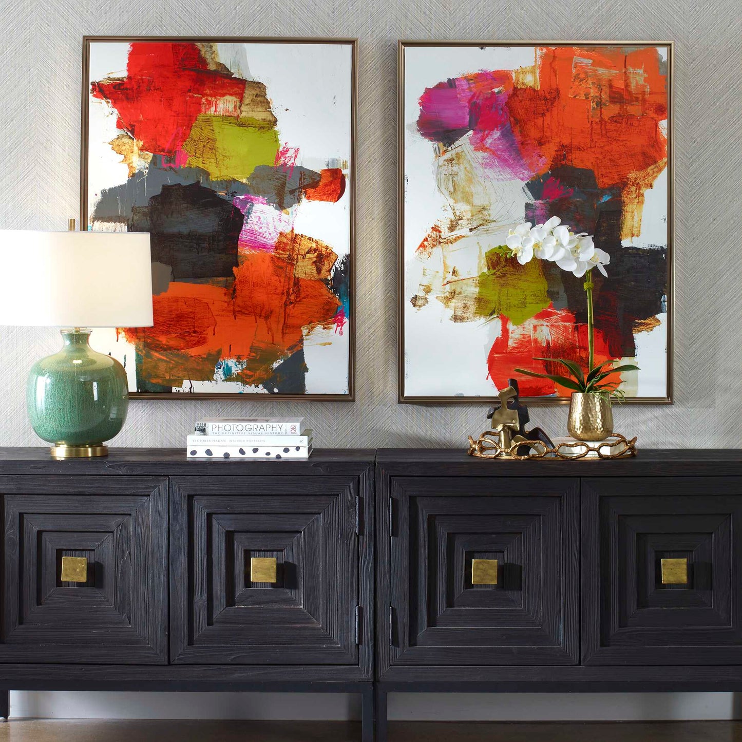 Tried And True Framed Abstract Art Set/2