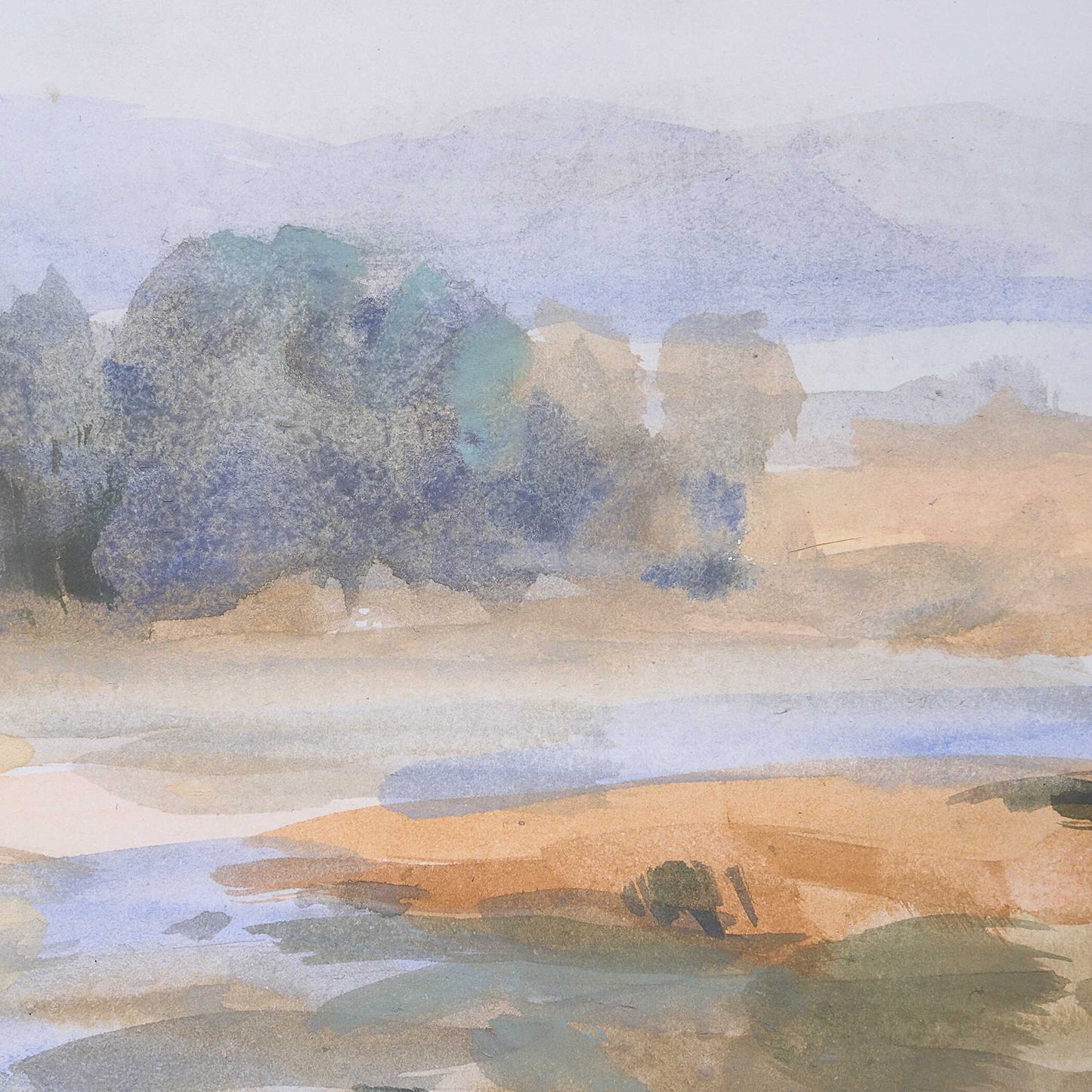 River Afternoon Landscape Print