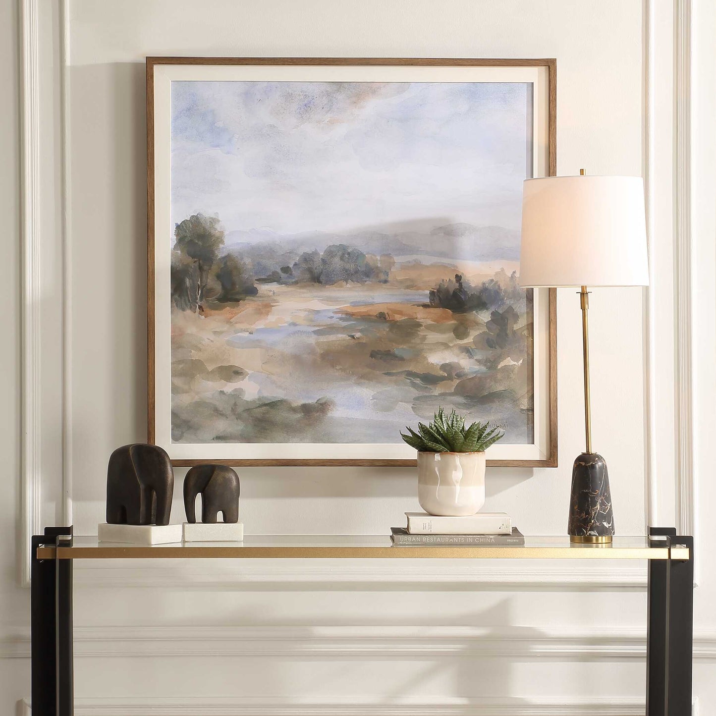 River Afternoon Landscape Print