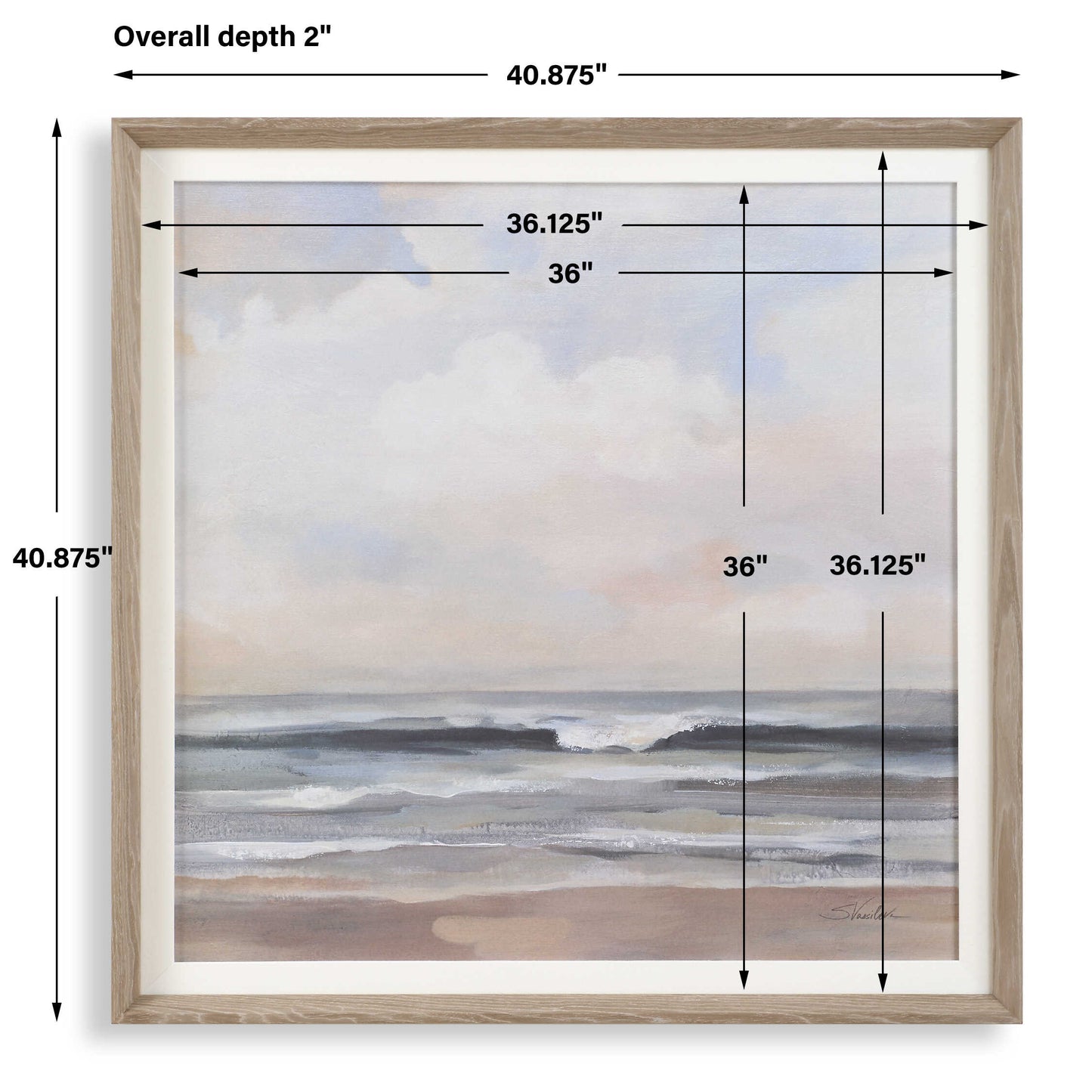 Haze Framed Print