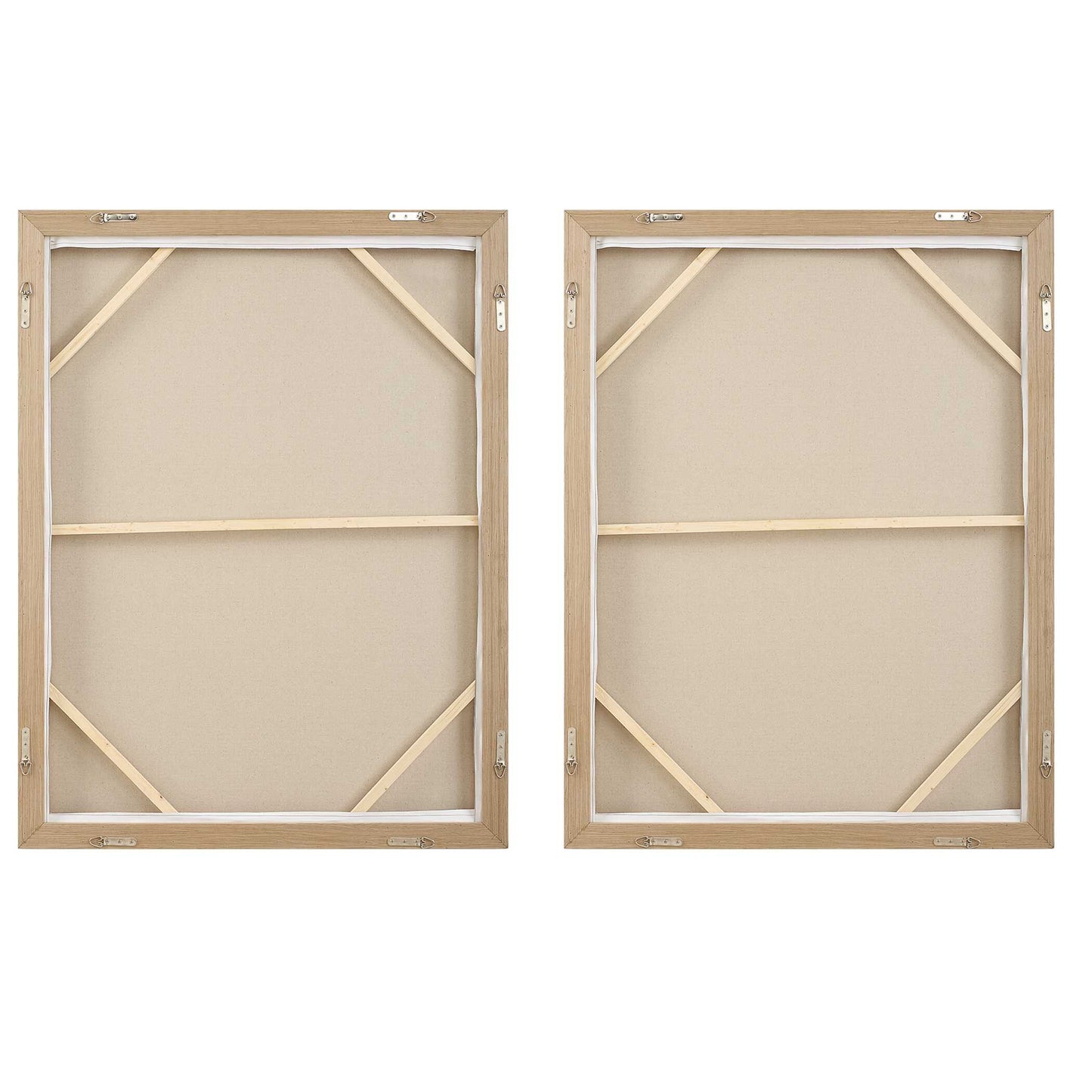 Molten Patina Framed Canvases Set/2