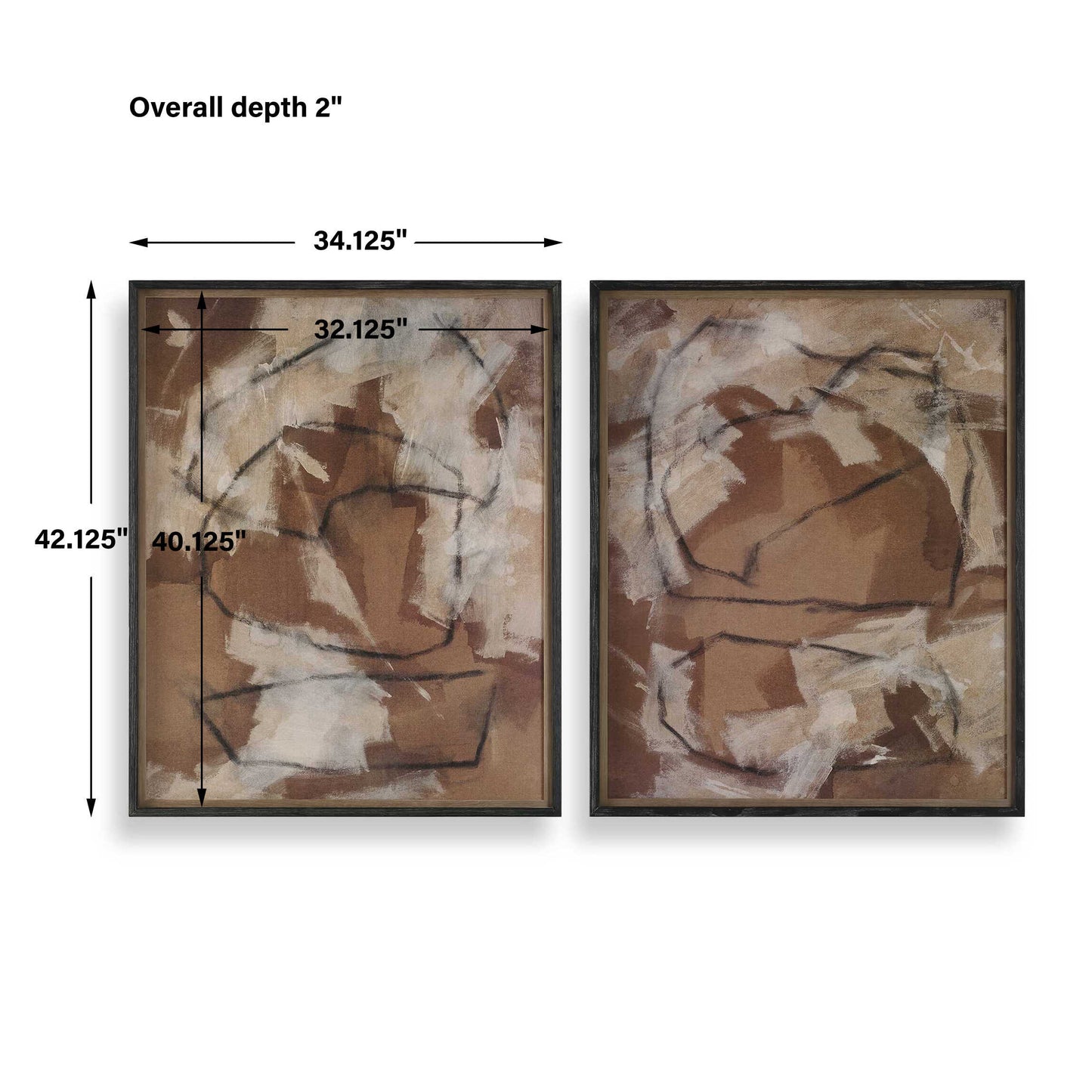 Rush & Dash Framed Prints Set/2