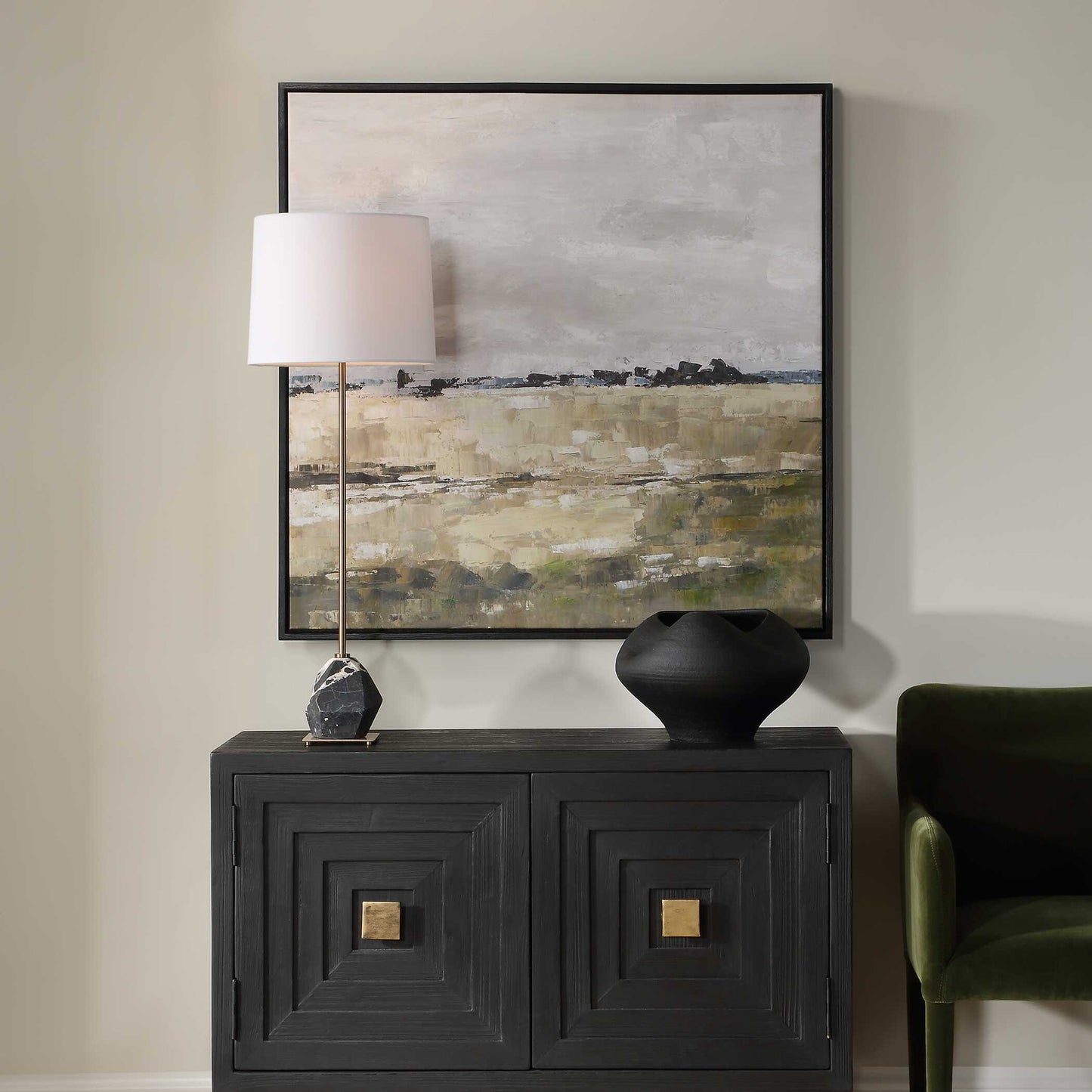 Fragment Hand Painted Landscape Art