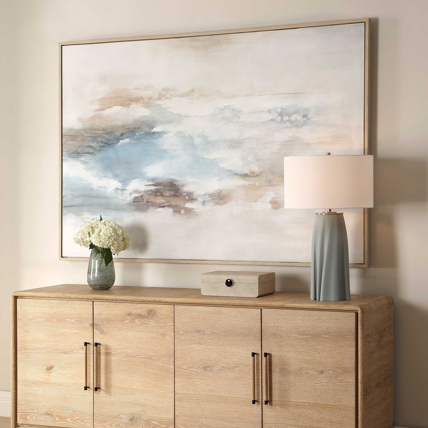 Chasing Blue Coastal Canvas Art