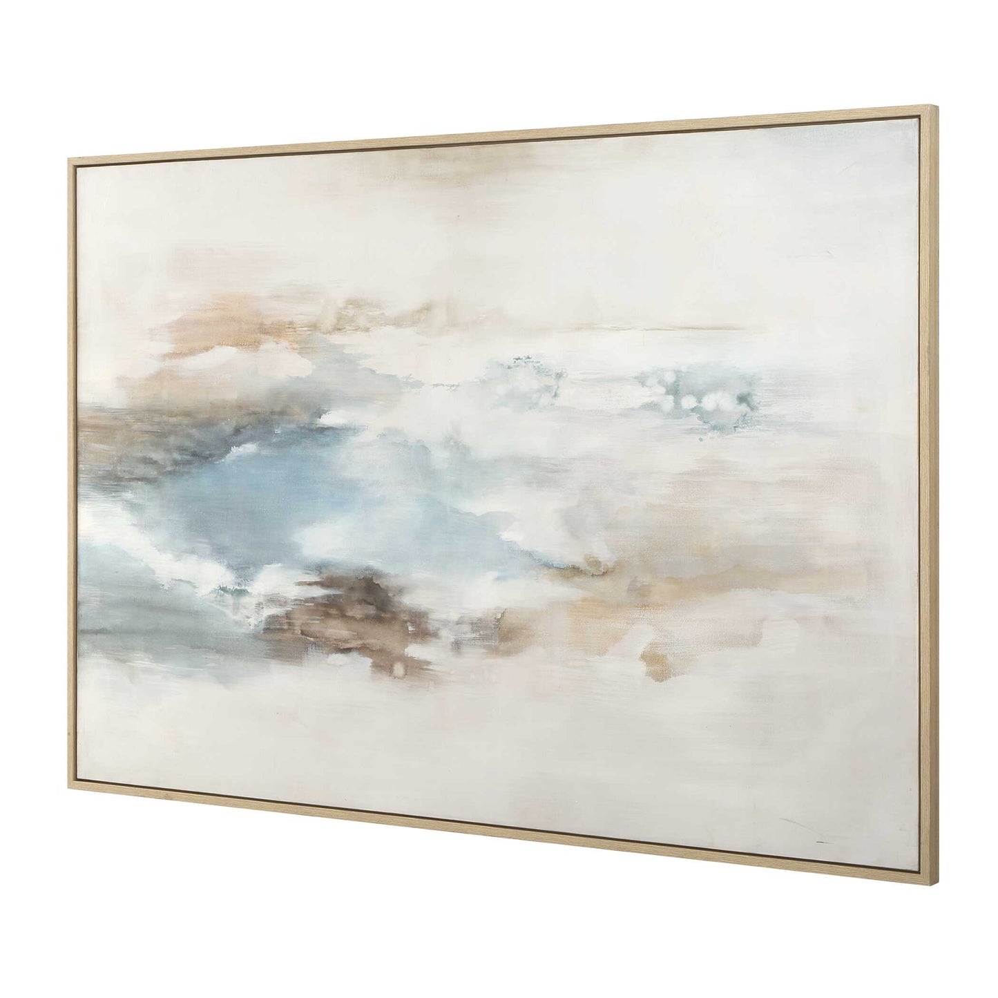 Chasing Blue Coastal Canvas Art